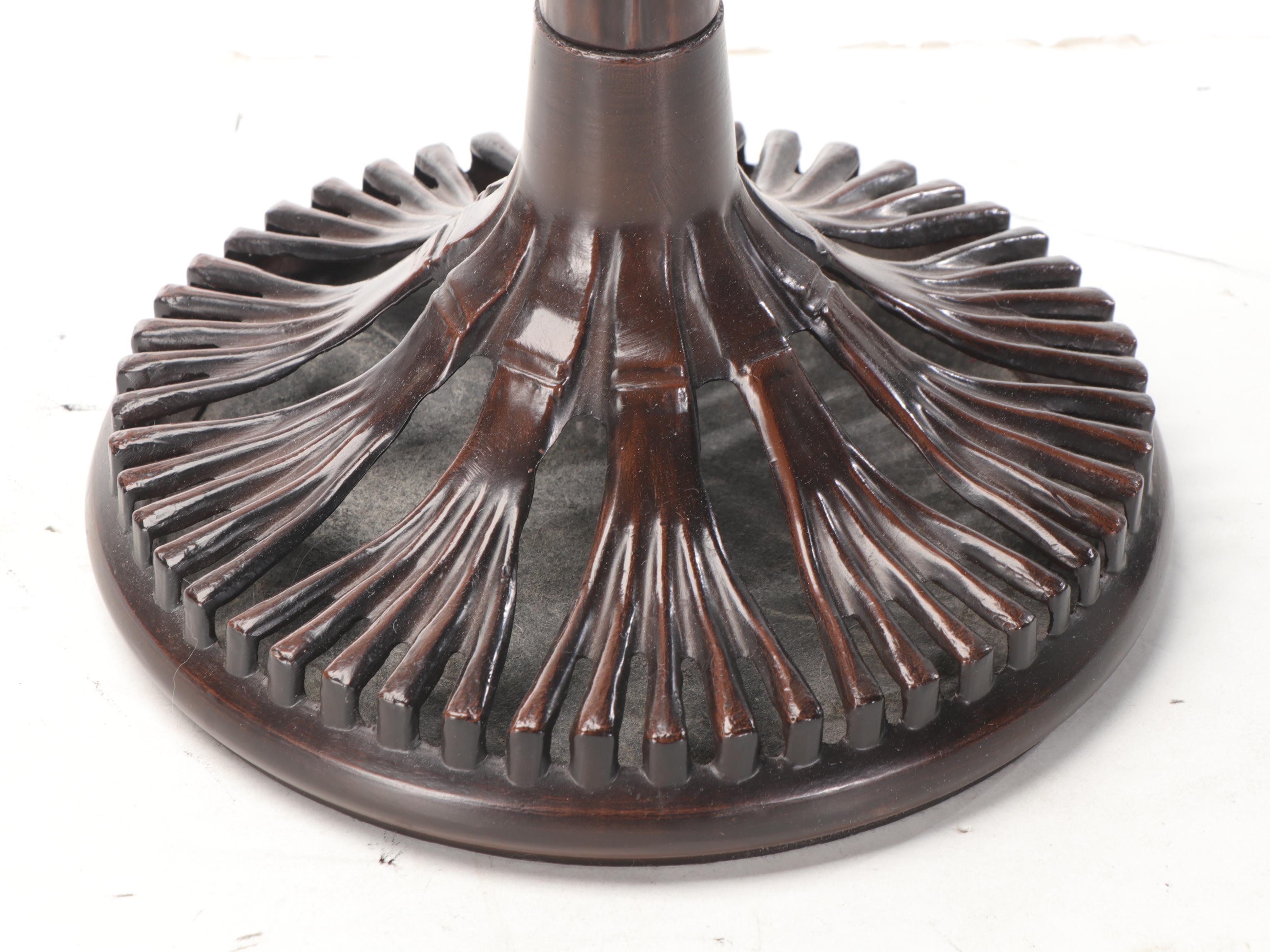 Colour Creations Timeless Serenity by Tania Bricel Slag Glass Table Lamp