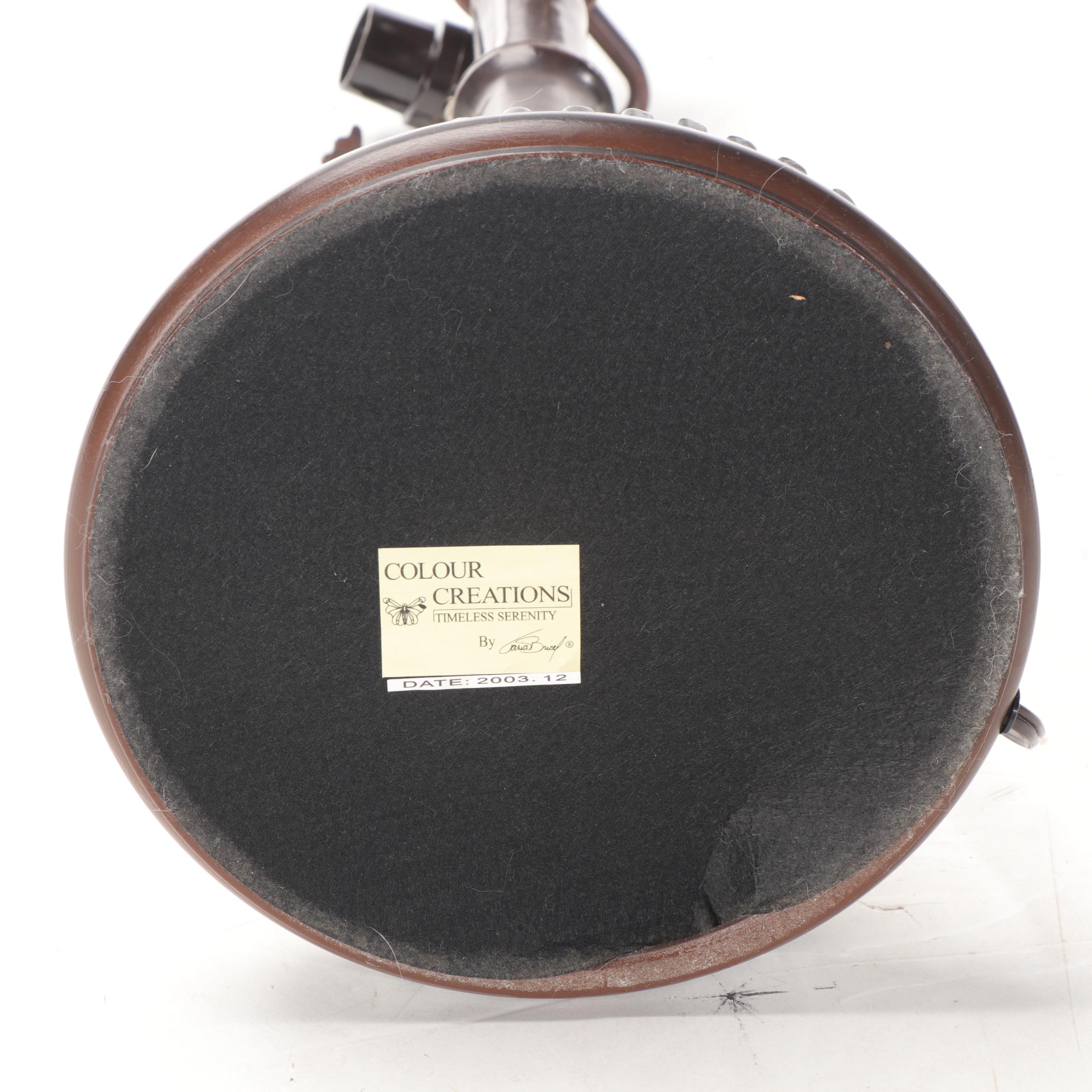 Colour Creations Timeless Serenity by Tania Bricel Slag Glass Table Lamp