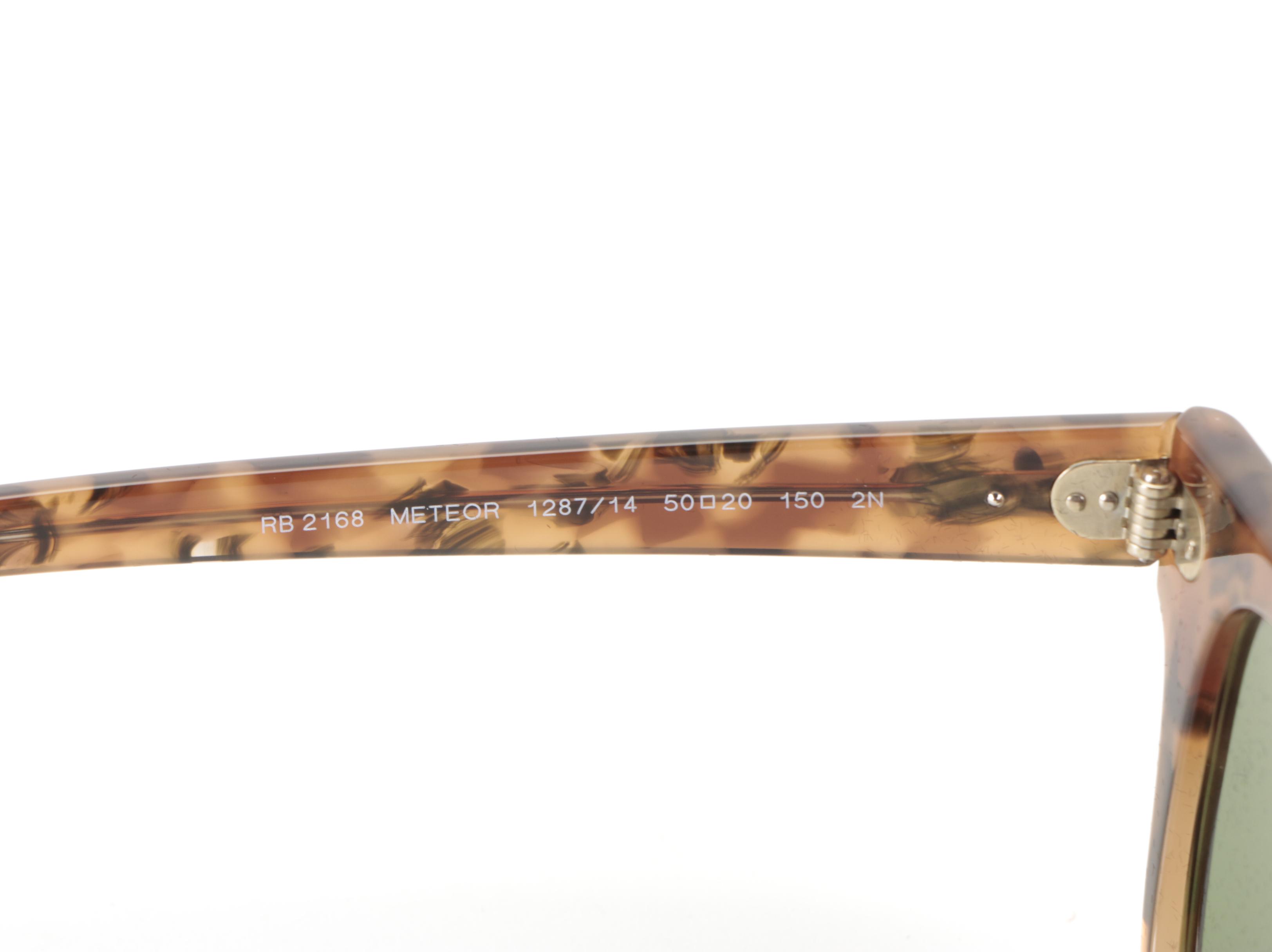 Ray-Ban RB2168 Meteor Sunglasses in Havana with Case and Box