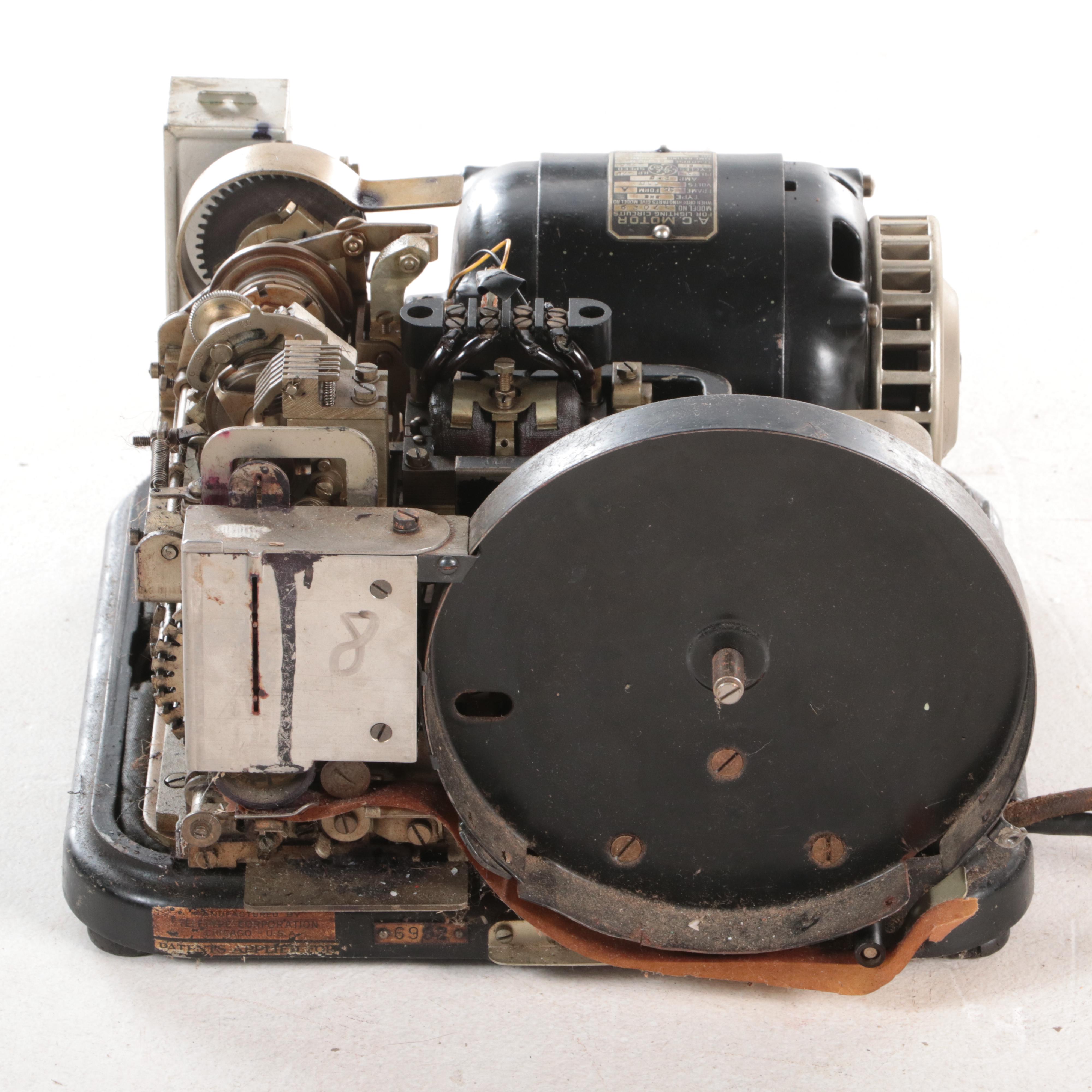 Western Union Quotation Service Stock Ticker Machine