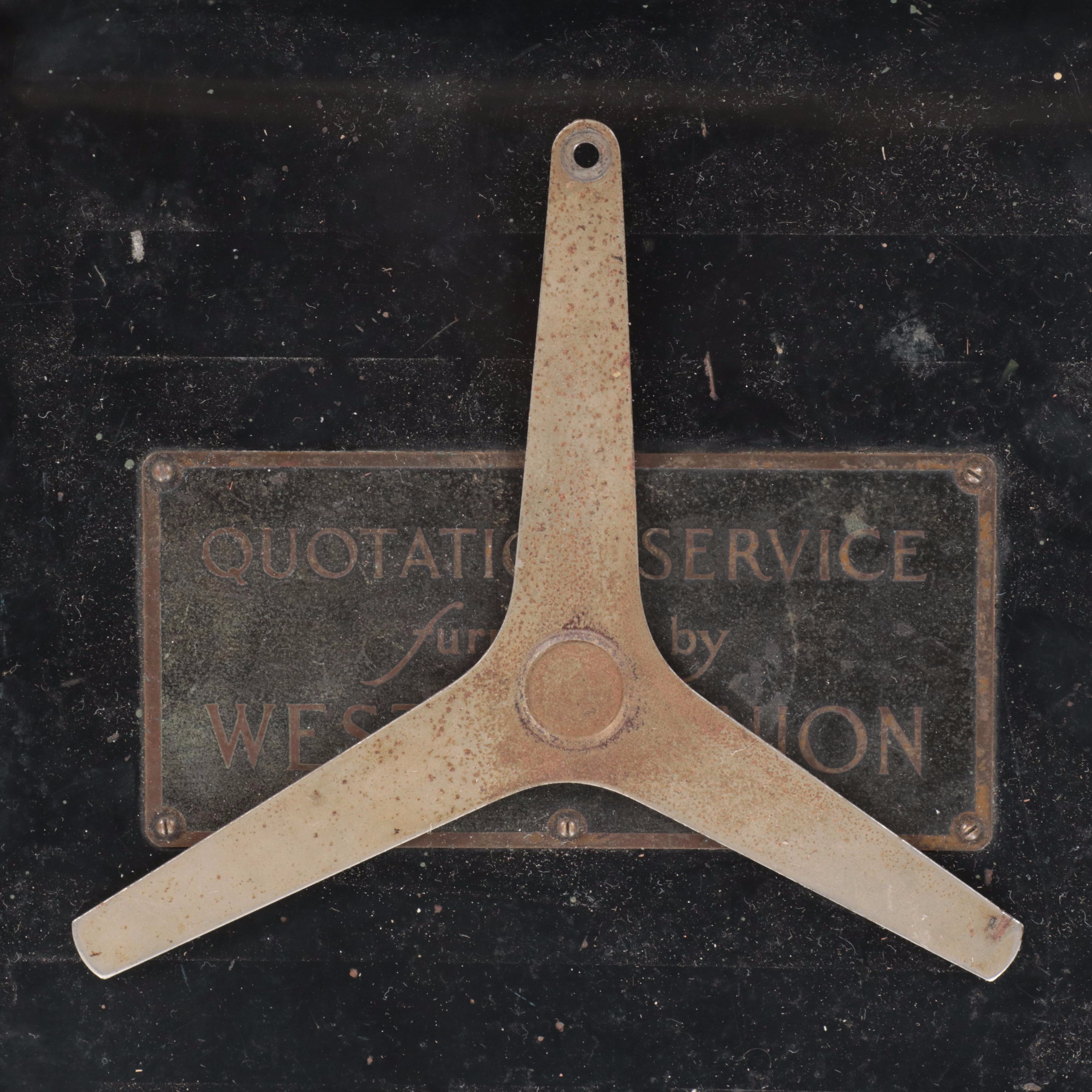 Western Union Quotation Service Stock Ticker Machine