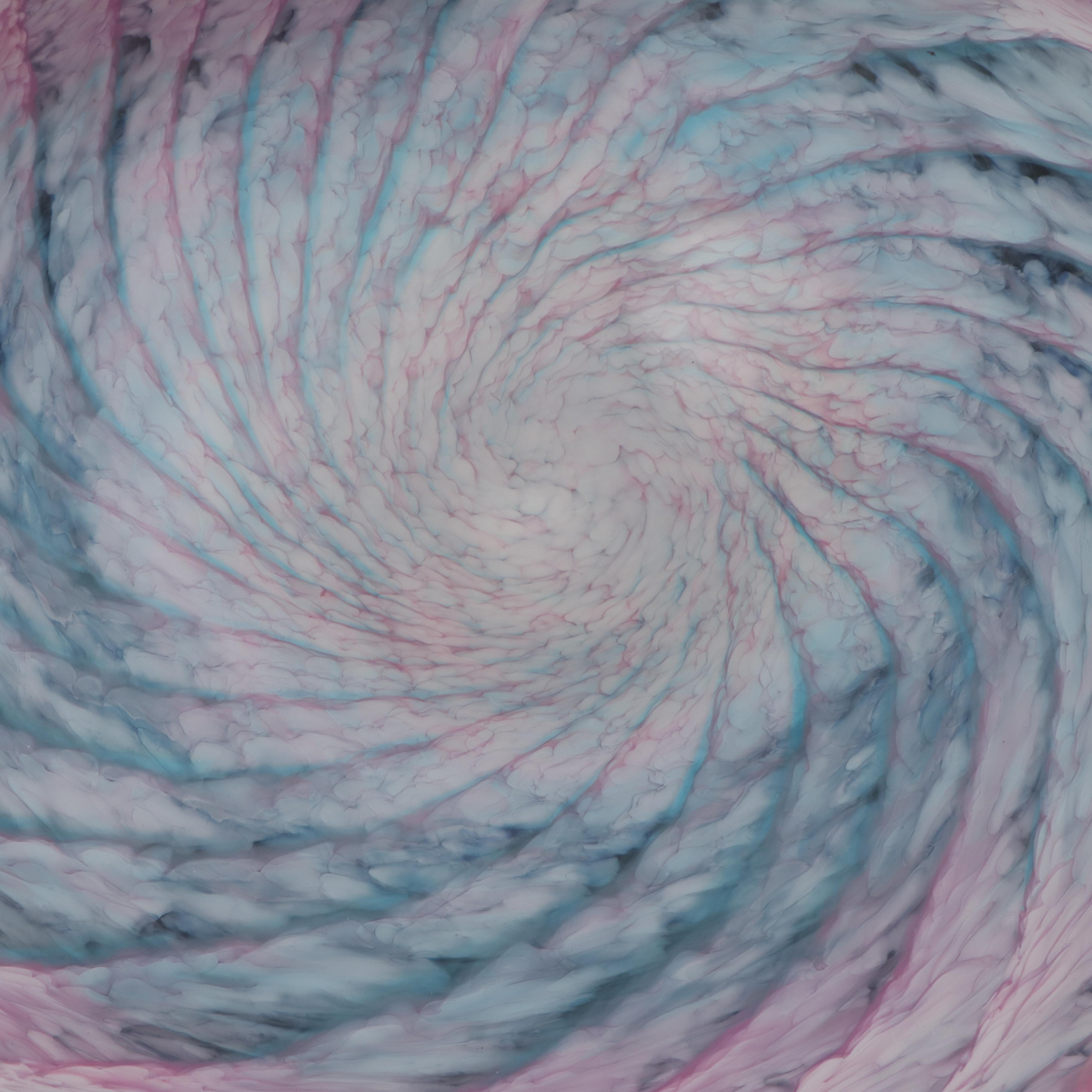 Cliff Goodman Polychrome Abstract Freeform Studio Art Glass Centerpiece Bowl