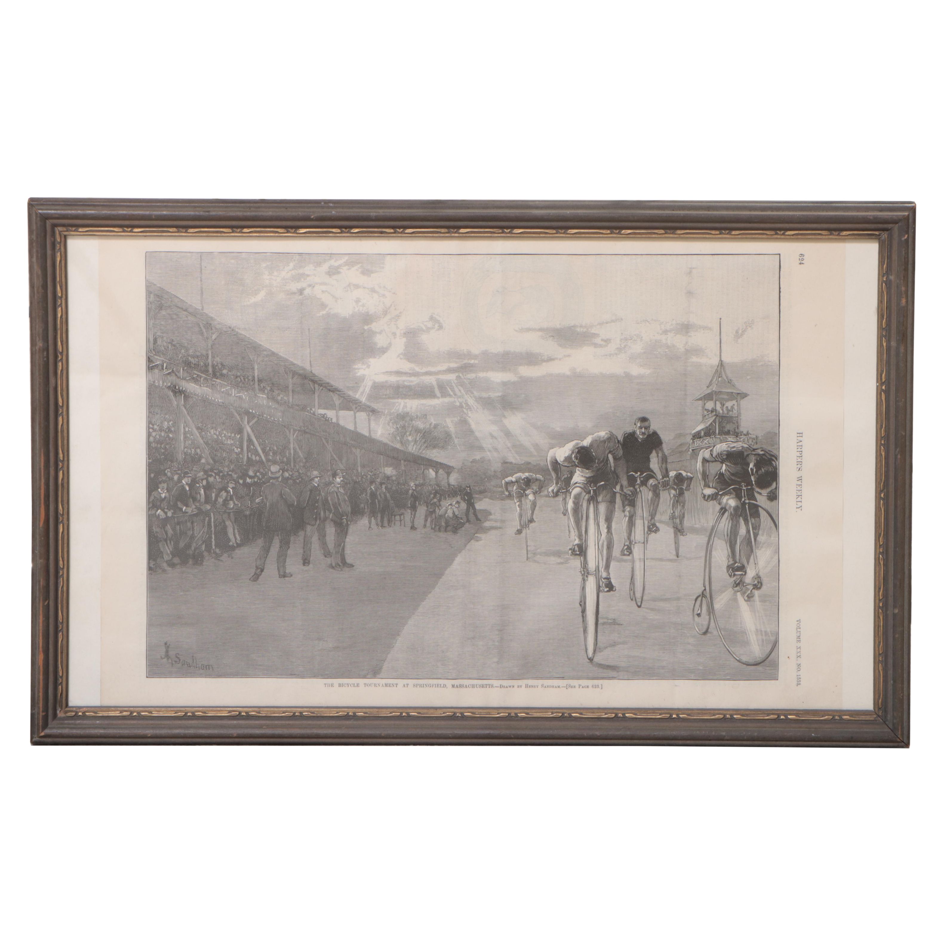 Rideable Bicycle Replicas of Cleveland Troxel "The Boneshaker" Penny Farthing