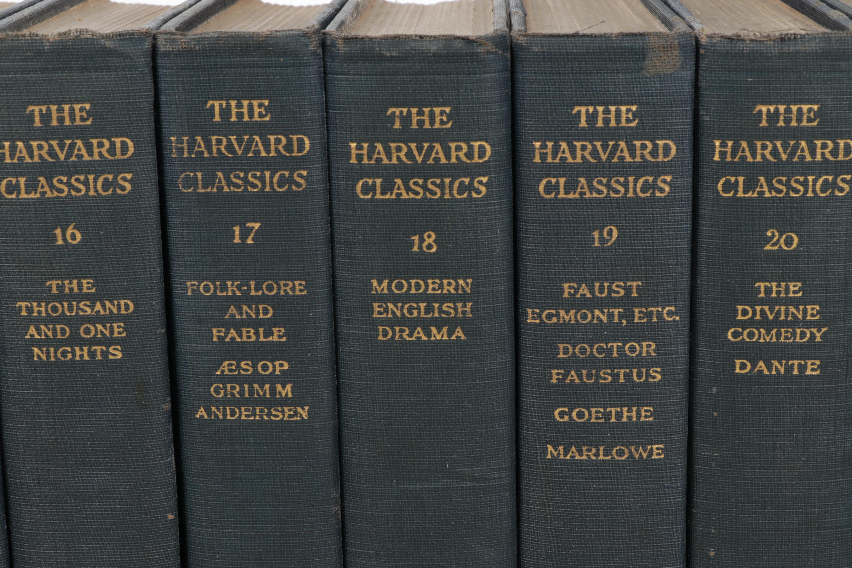 "The Harvard Classics" Complete Set with Reading Guide and Lecture Books, 1909