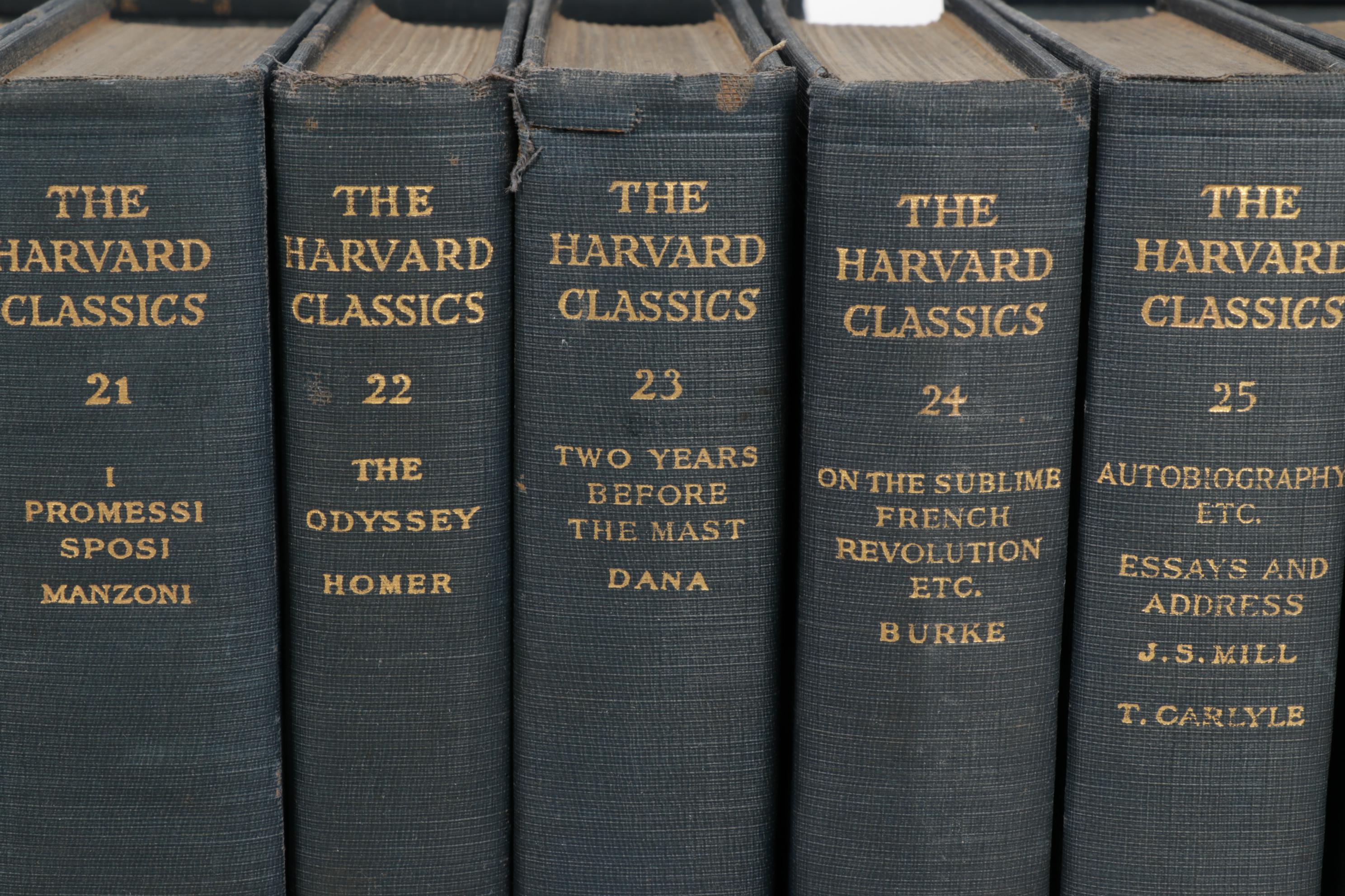 "The Harvard Classics" Complete Set with Reading Guide and Lecture Books, 1909