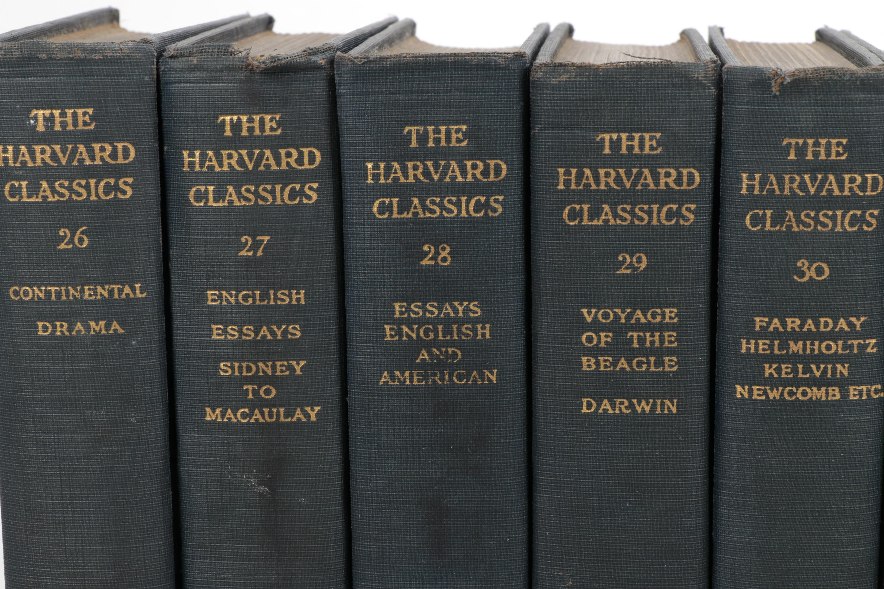 "The Harvard Classics" Complete Set with Reading Guide and Lecture Books, 1909