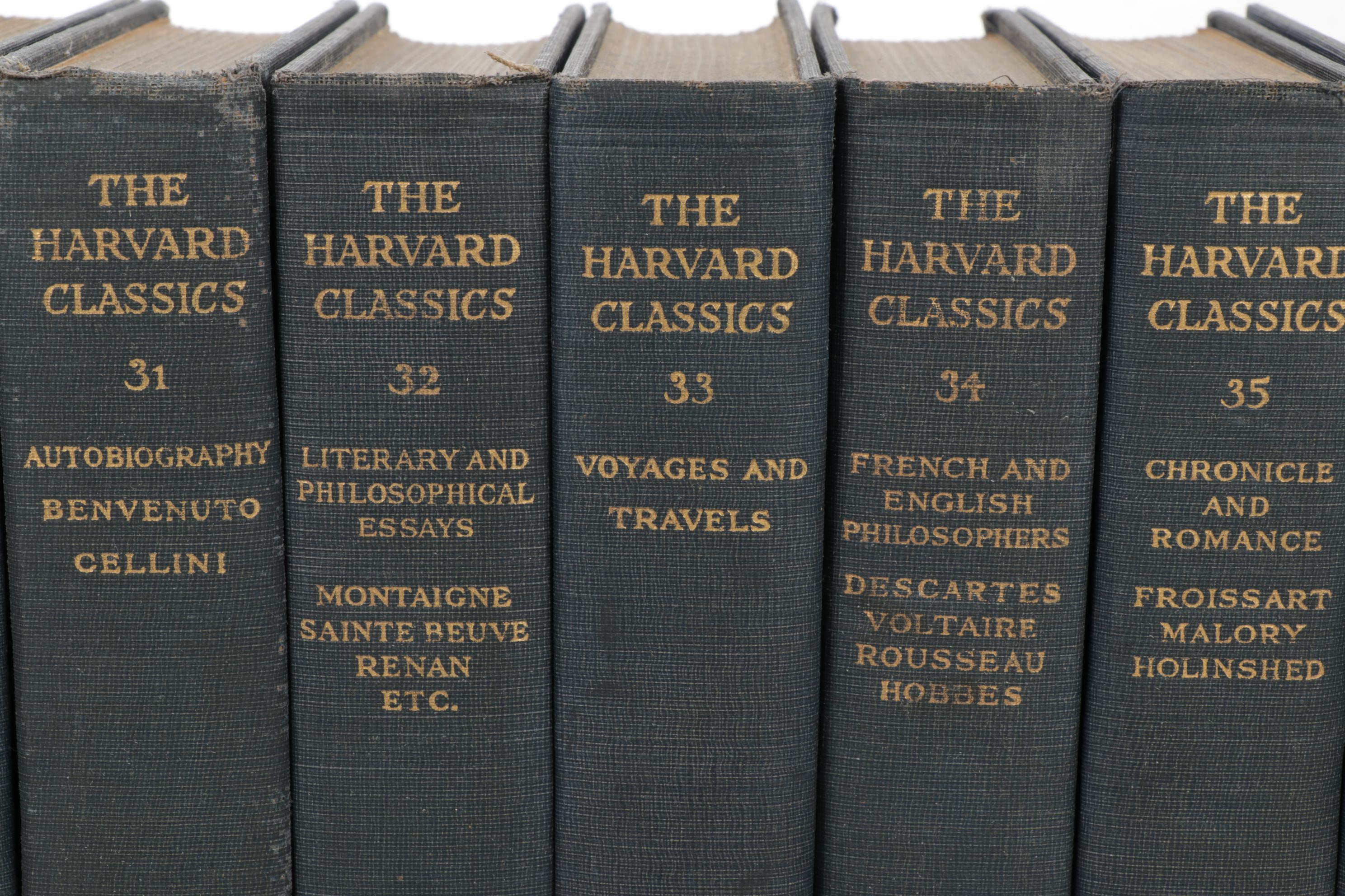 "The Harvard Classics" Complete Set with Reading Guide and Lecture Books, 1909