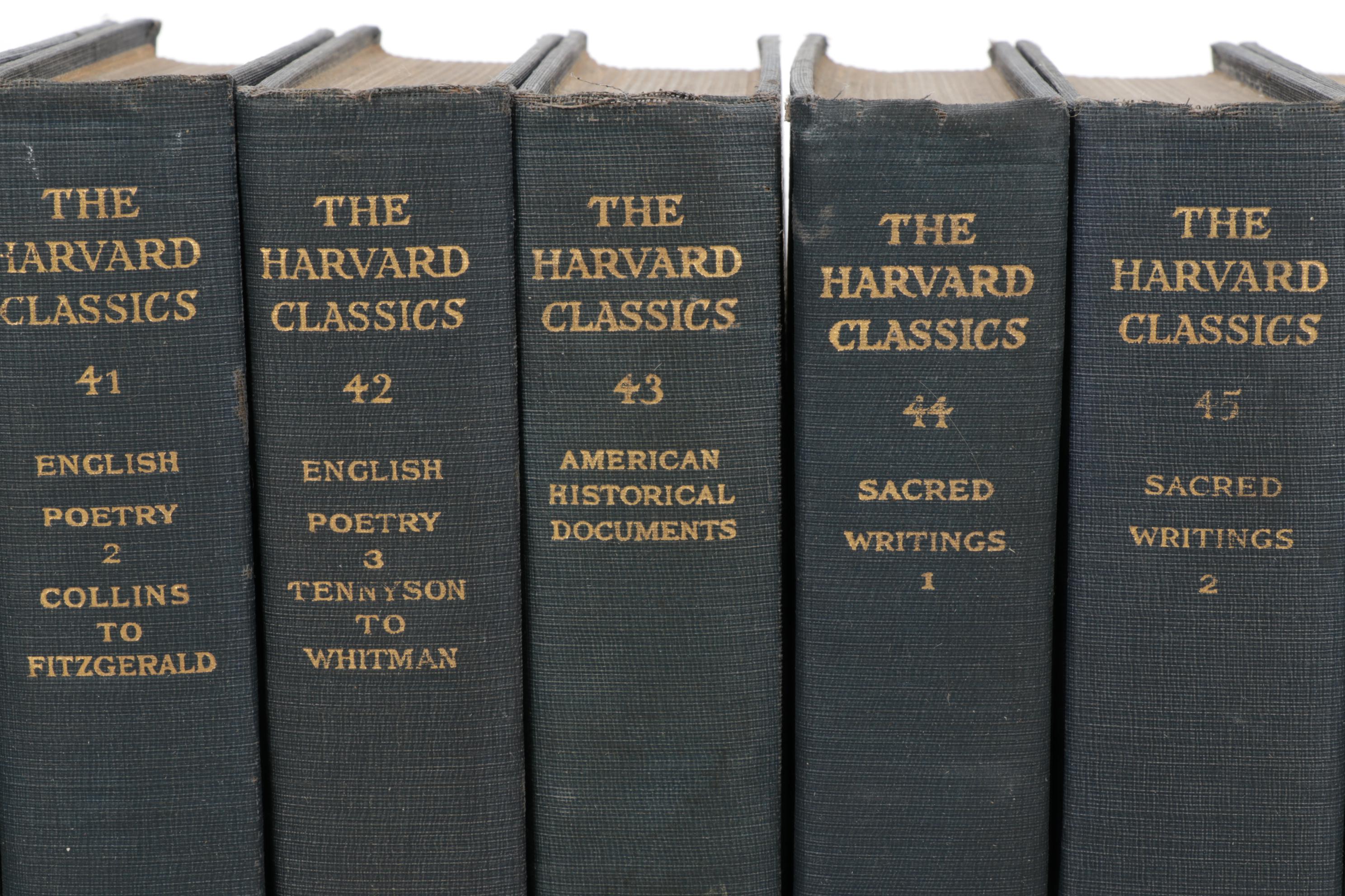 "The Harvard Classics" Complete Set with Reading Guide and Lecture Books, 1909