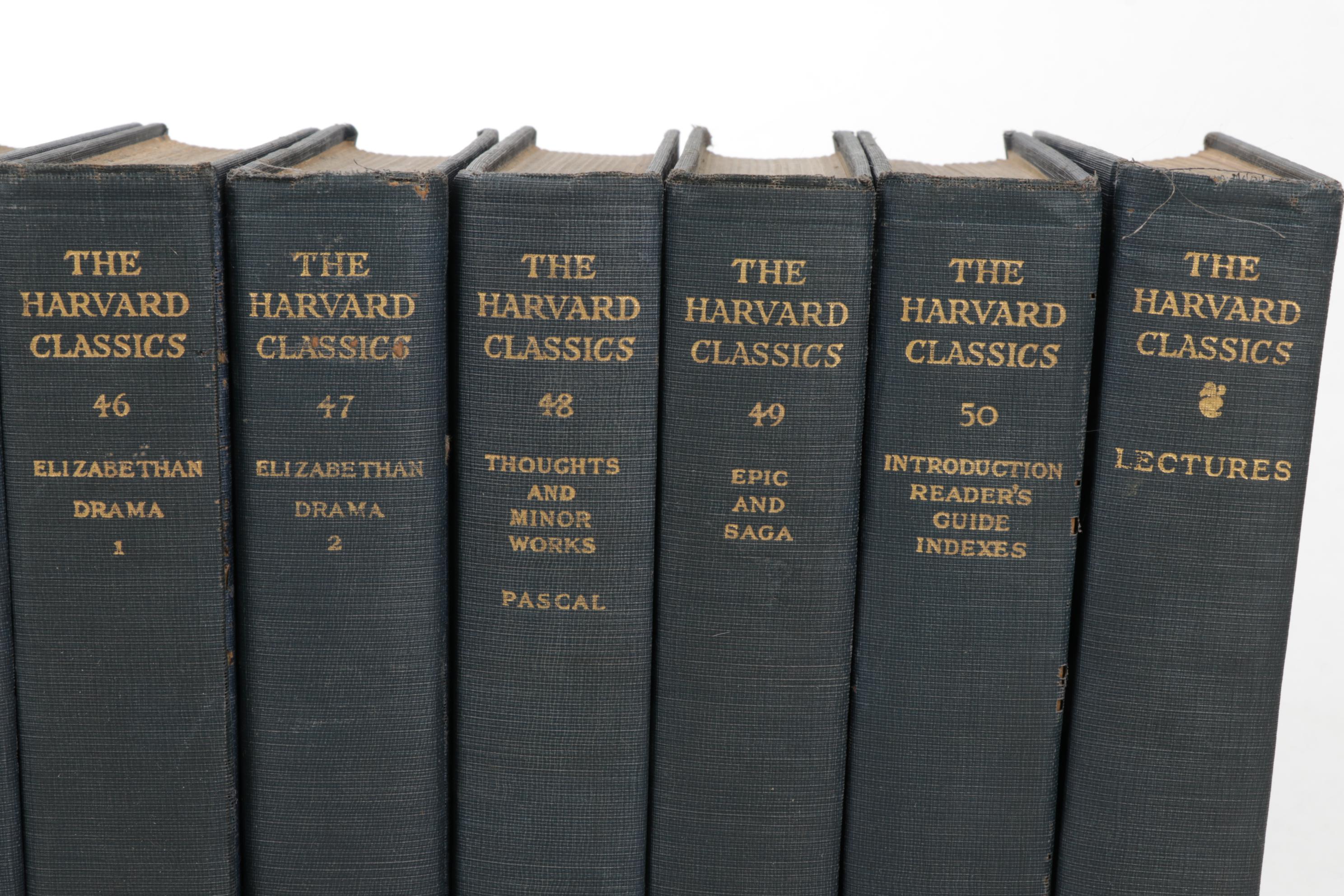 "The Harvard Classics" Complete Set with Reading Guide and Lecture Books, 1909