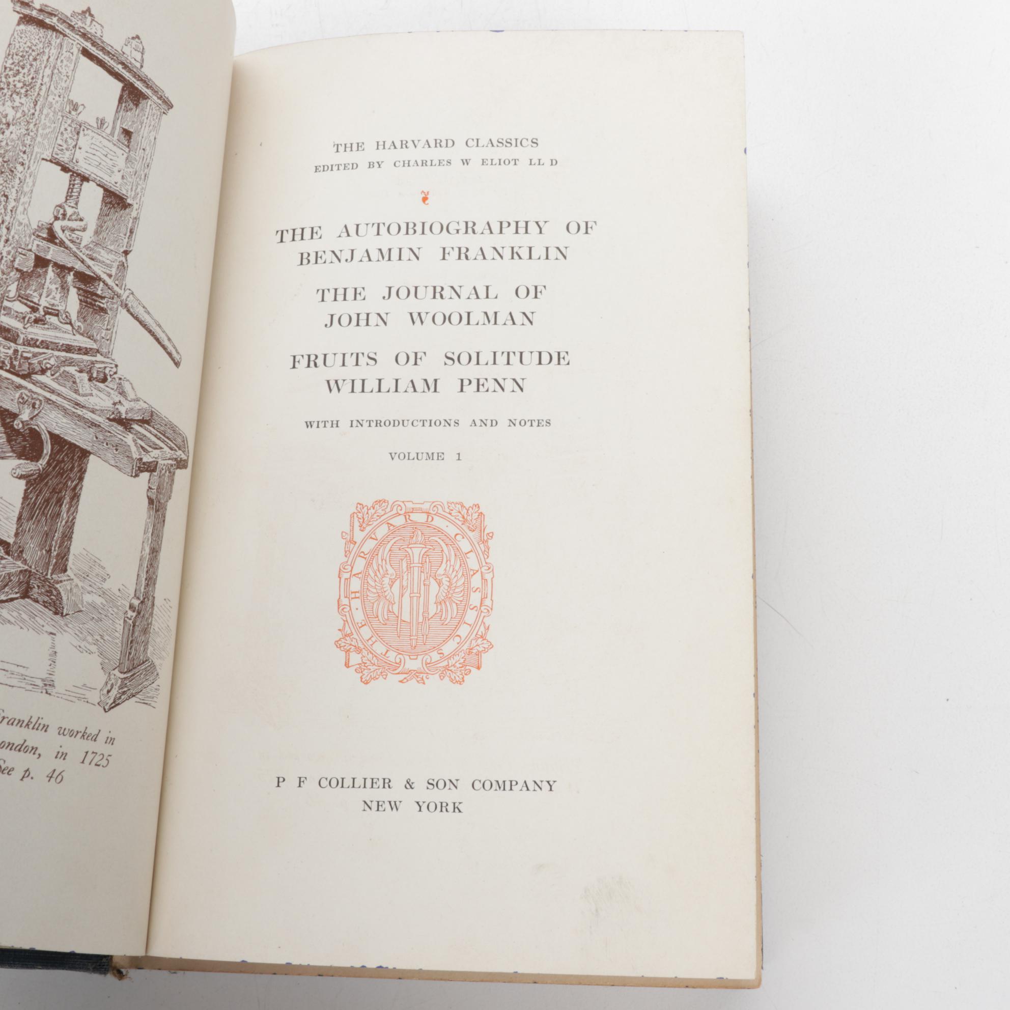 "The Harvard Classics" Complete Set with Reading Guide and Lecture Books, 1909