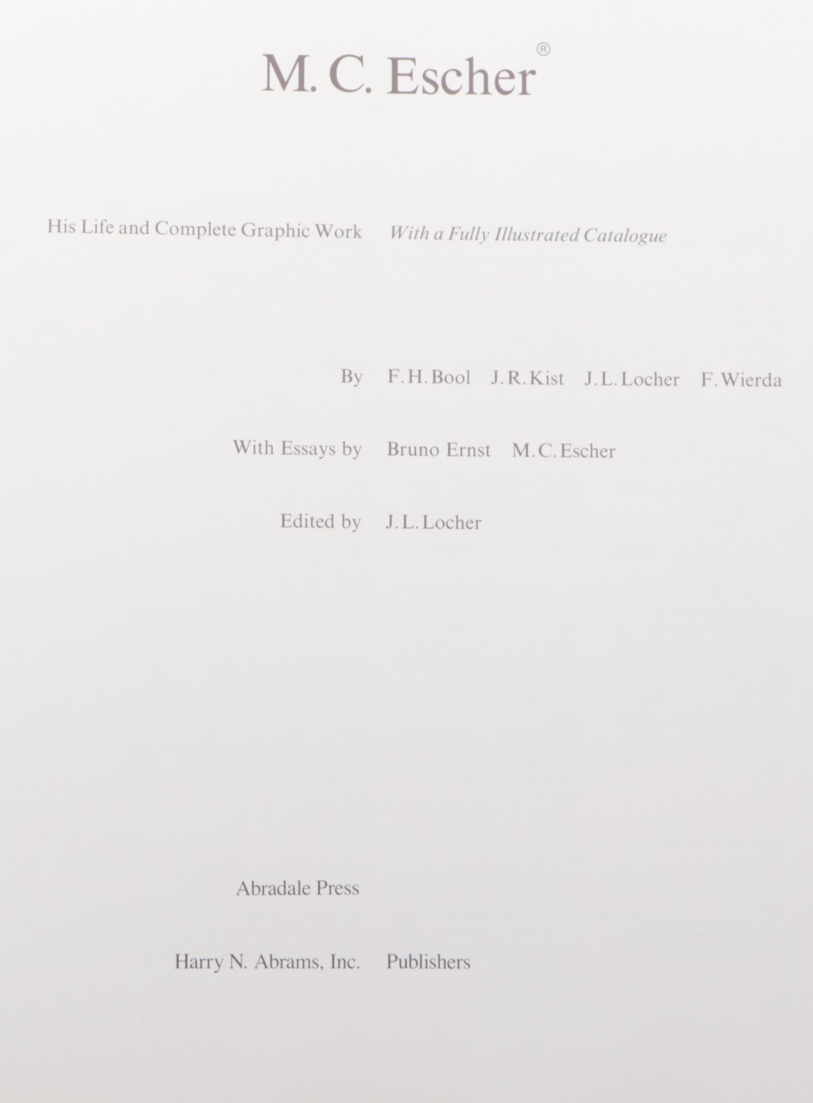 "M. C. Escher: His Life and Complete Graphic Work" by F. H. Bool et al., 1992