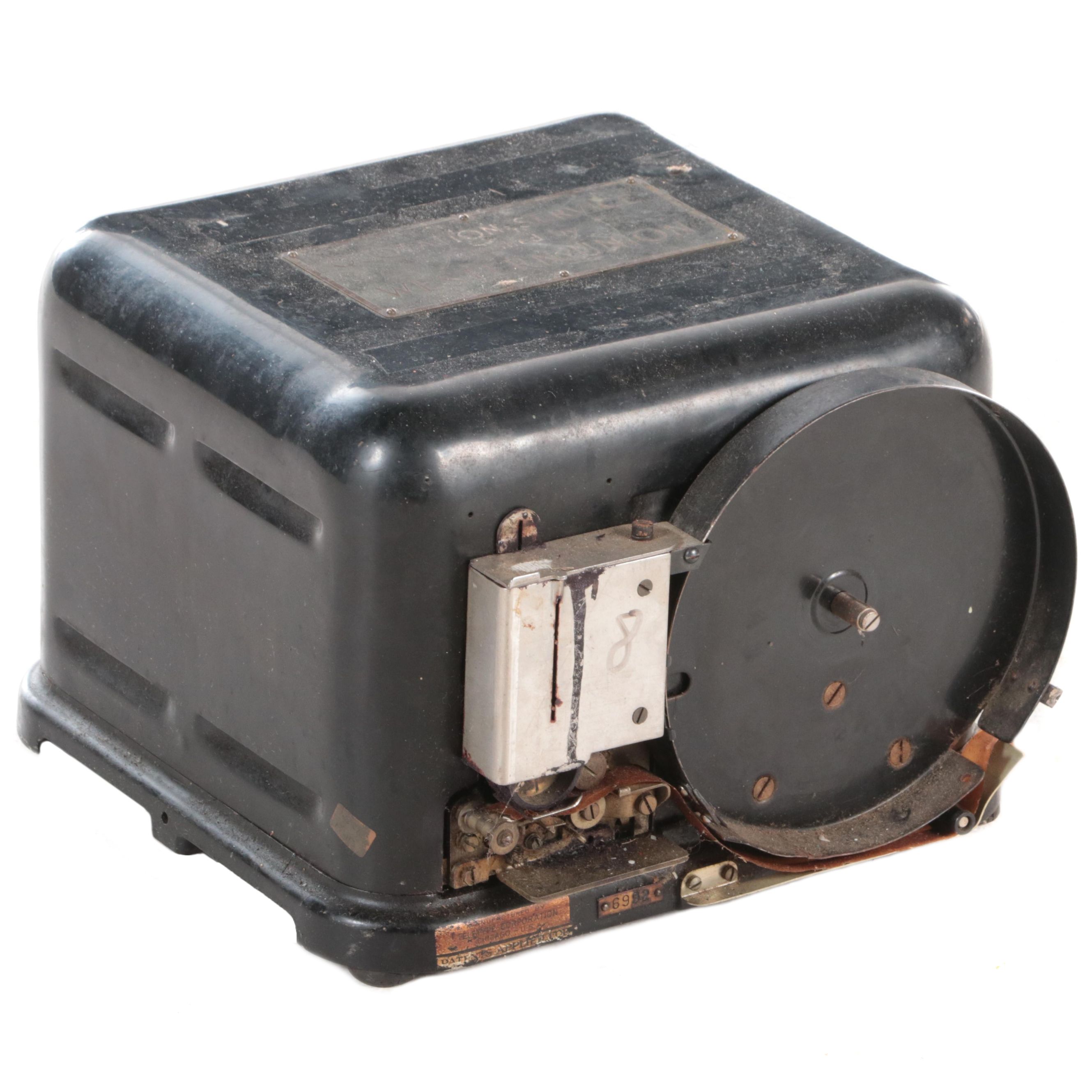 Western Union Quotation Service Stock Ticker Machine