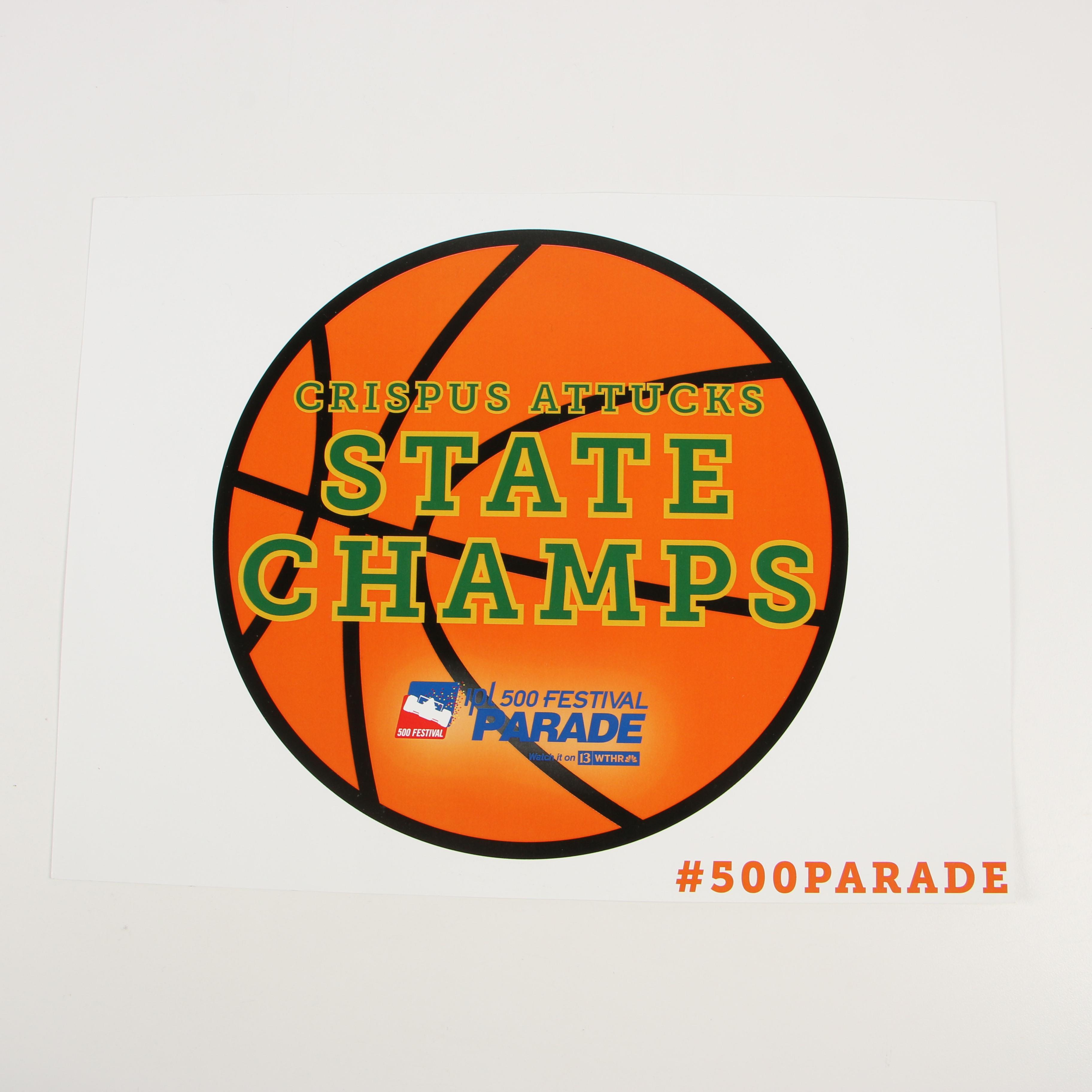 Crispus Attucks Varsity Letter, Signed Program, Photographs and More