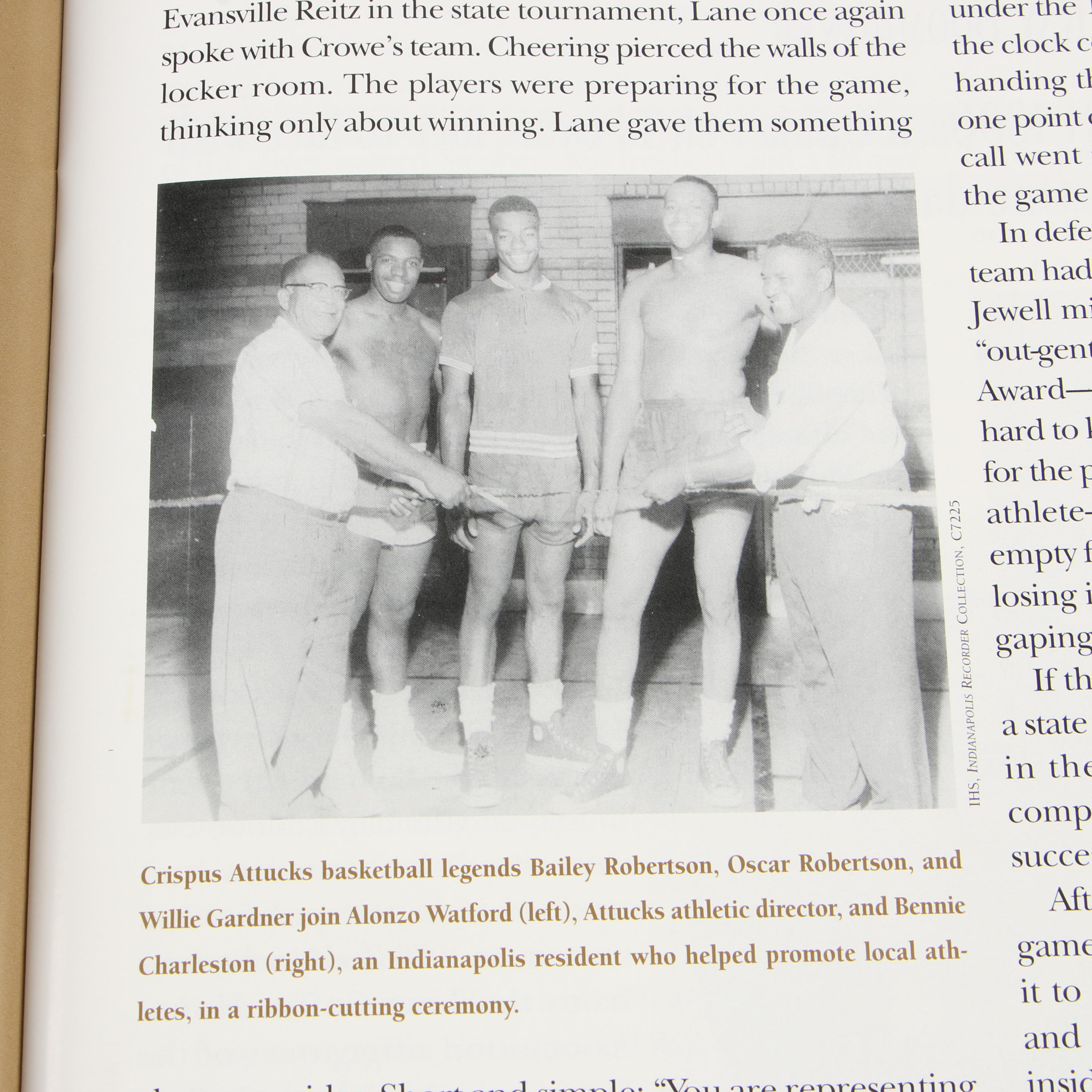 Crispus Attucks Varsity Letter, Signed Program, Photographs and More