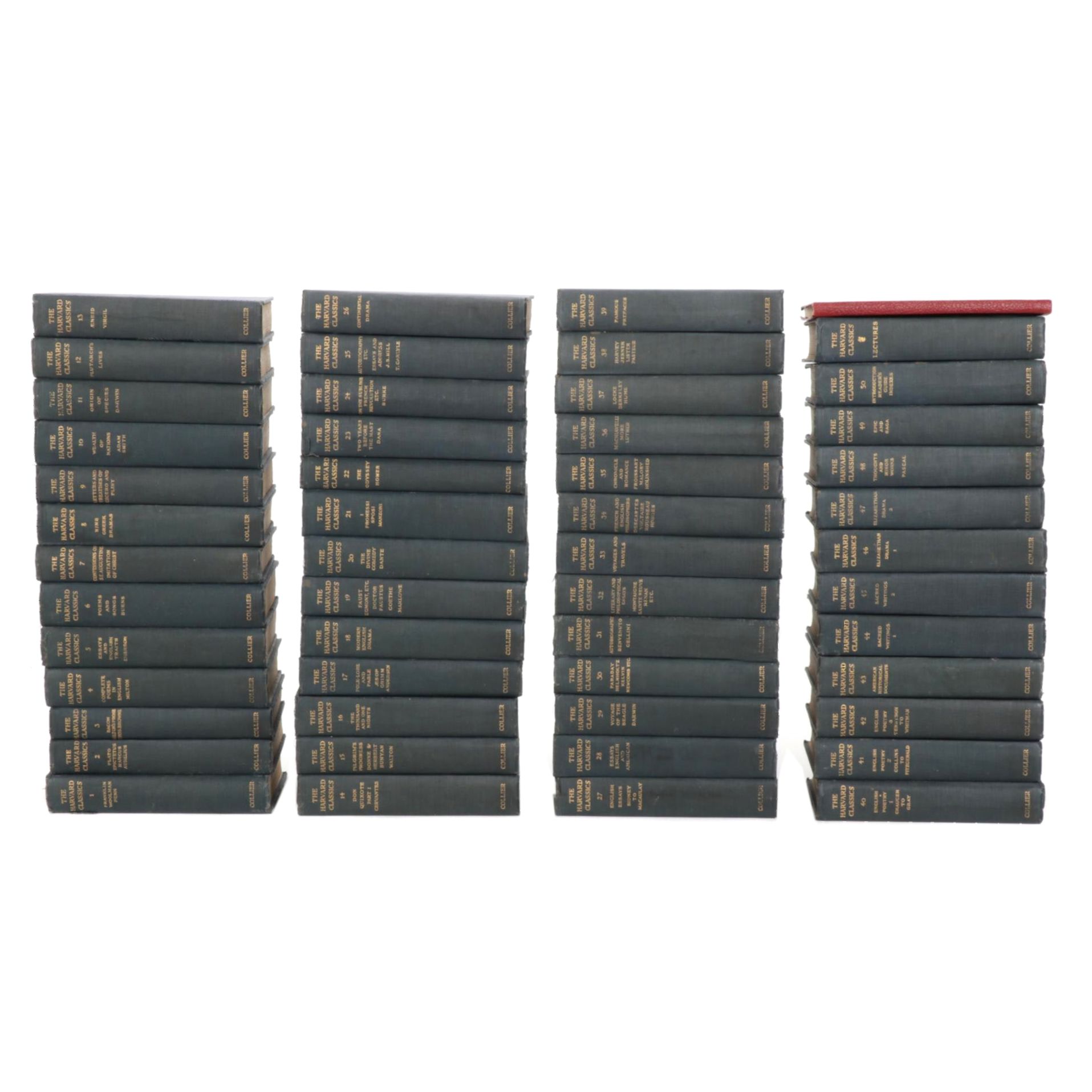 "The Harvard Classics" Complete Set with Reading Guide and Lecture Books, 1909