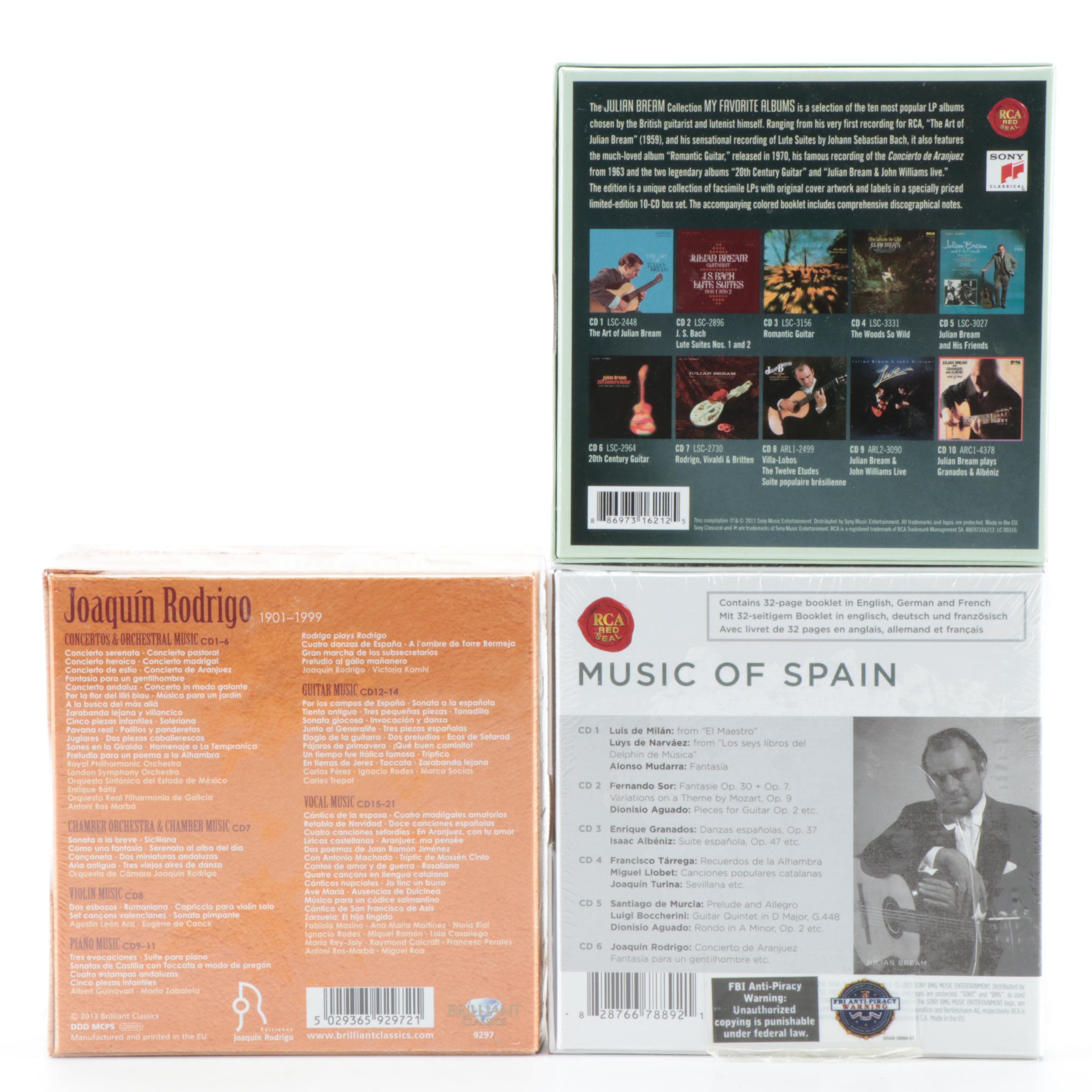 Davin Oistrakh, Julian Break and Joaquín Rodrigo CD Box Sets