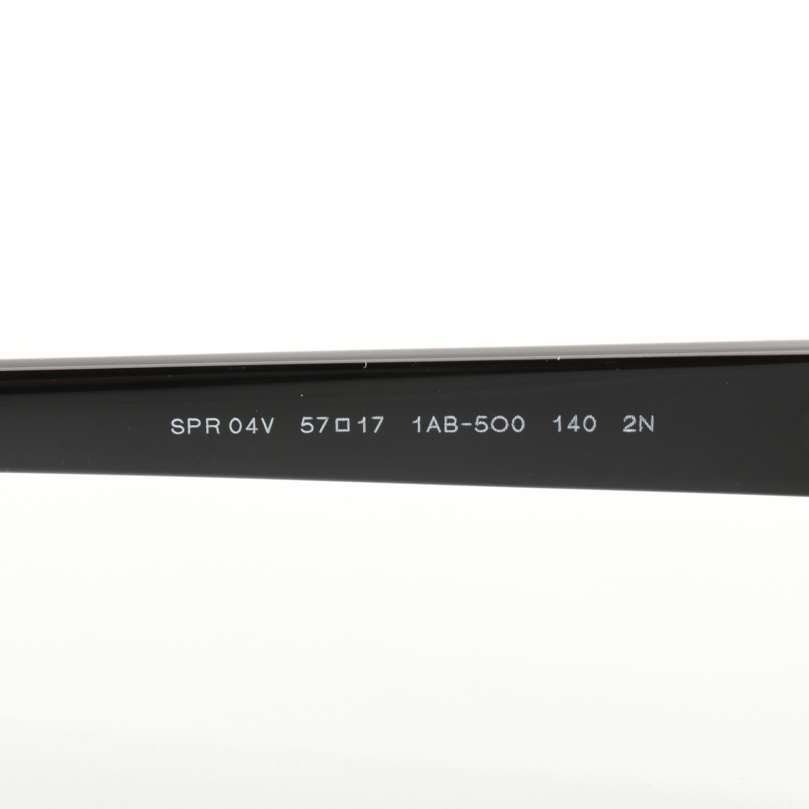 Prada SPR04V Rectangular Sunglasses with Case and Box