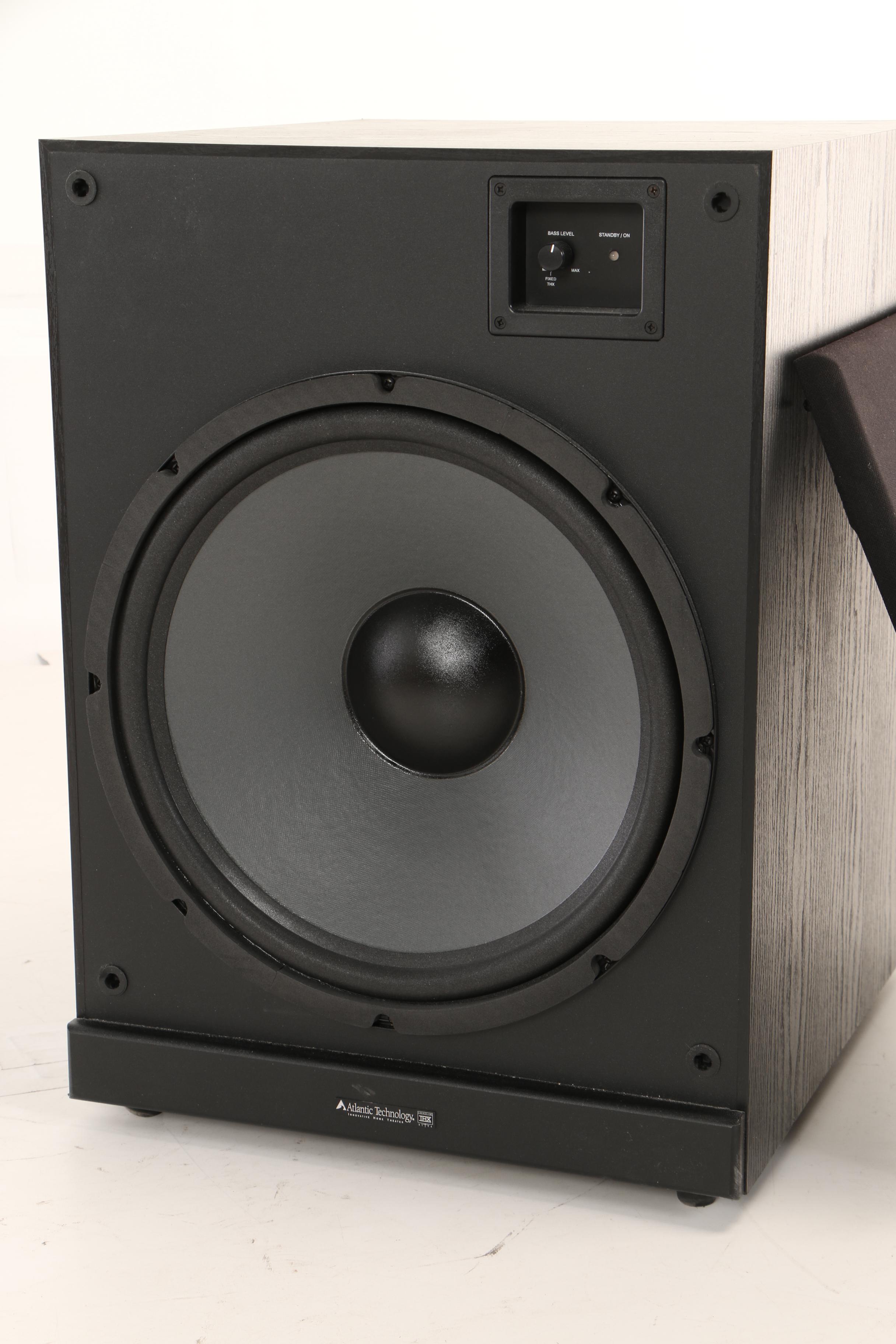 Atlantic Technology 372 PBM Powered Subwoofer and Jamo Center Speaker