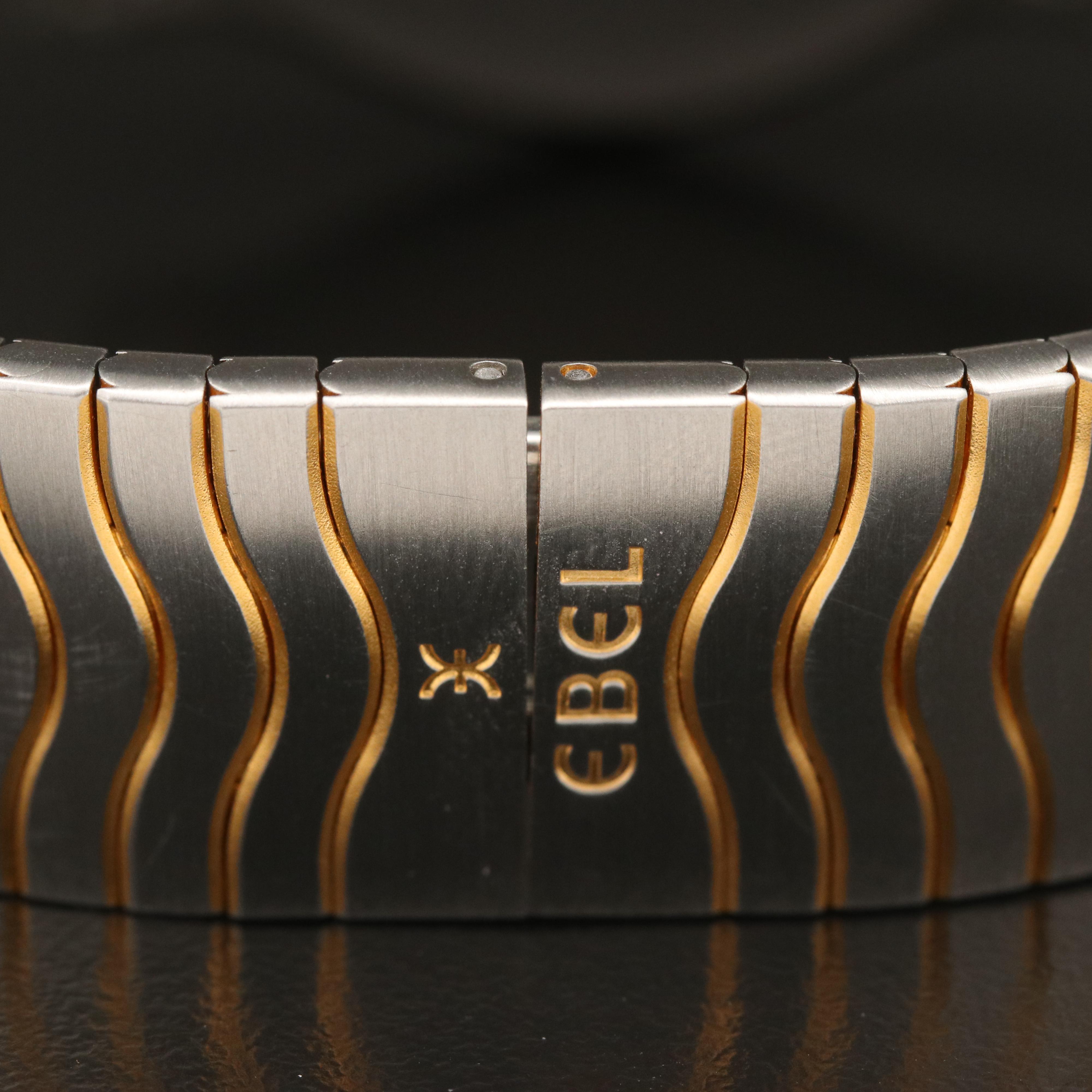 Ebel Classic Wave 18K and Stainless Steel Watch