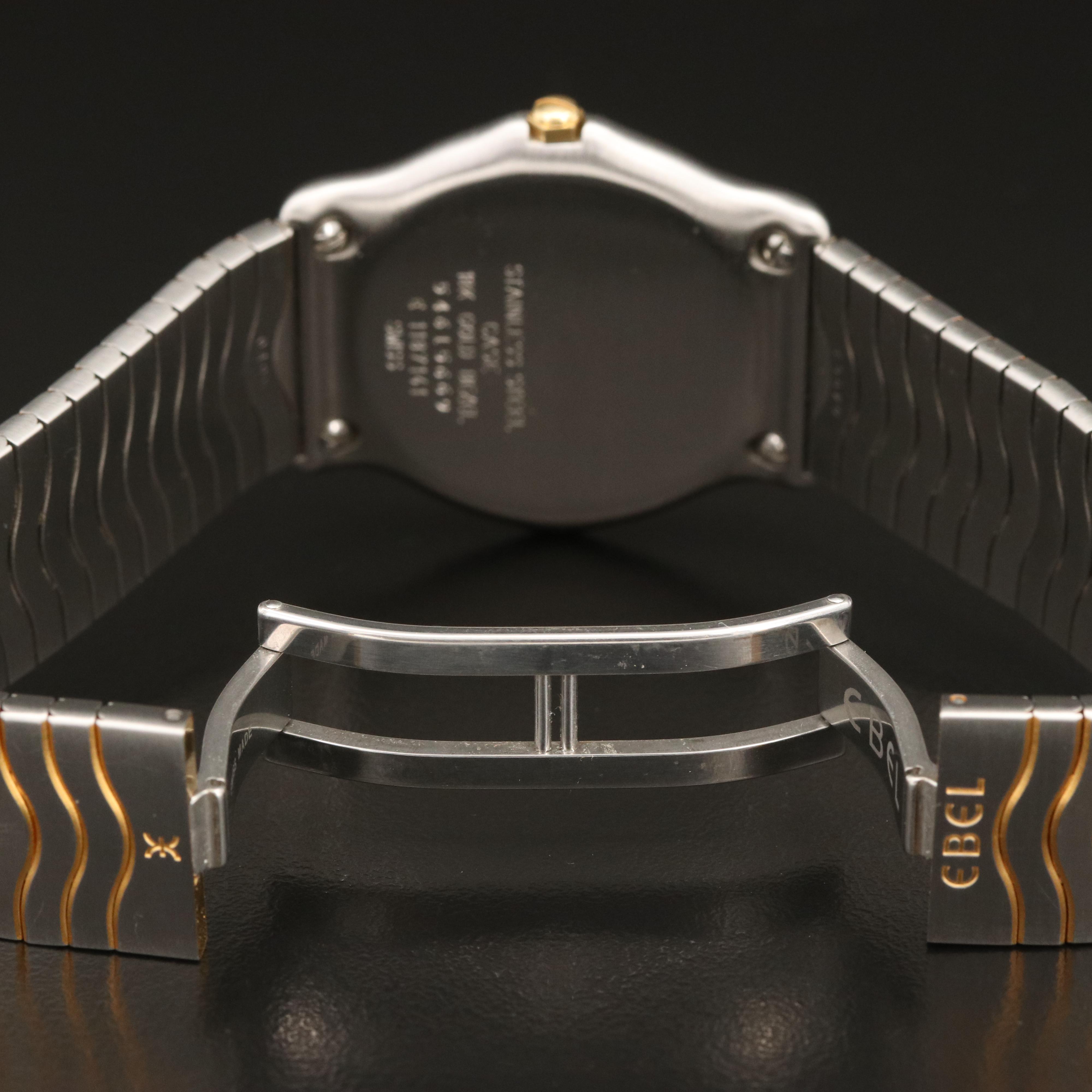 Ebel Classic Wave 18K and Stainless Steel Watch
