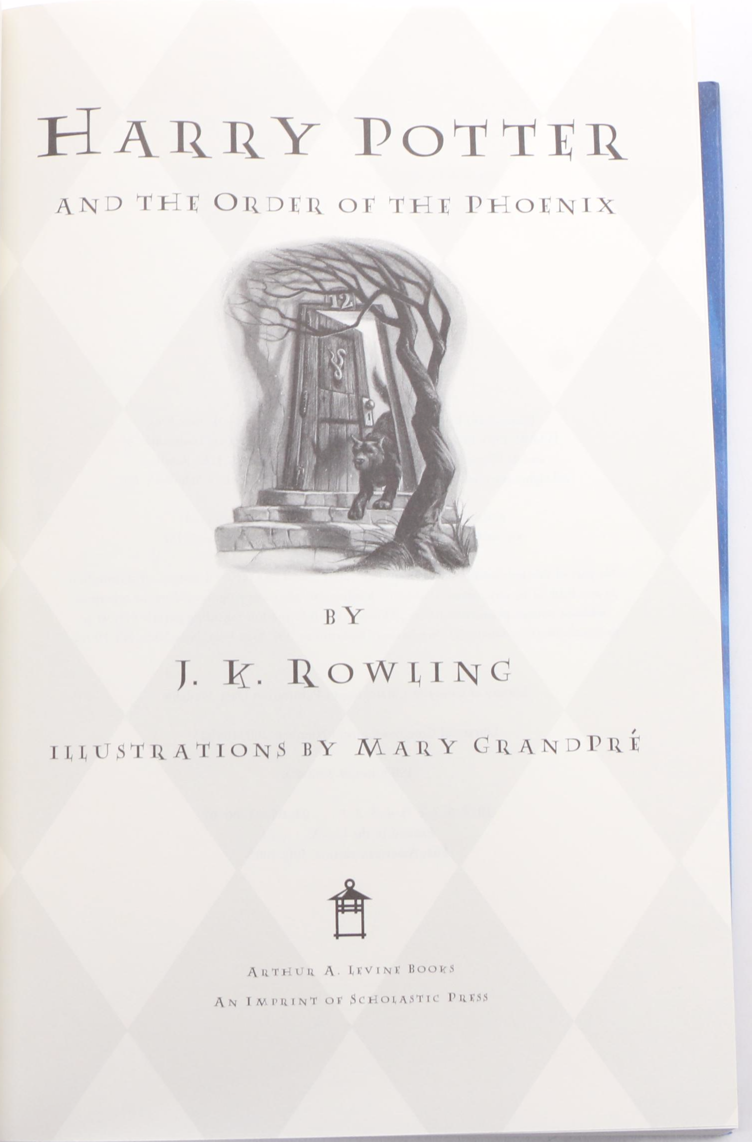 First American Edition "Harry Potter" Complete Series by J. K. Rowling