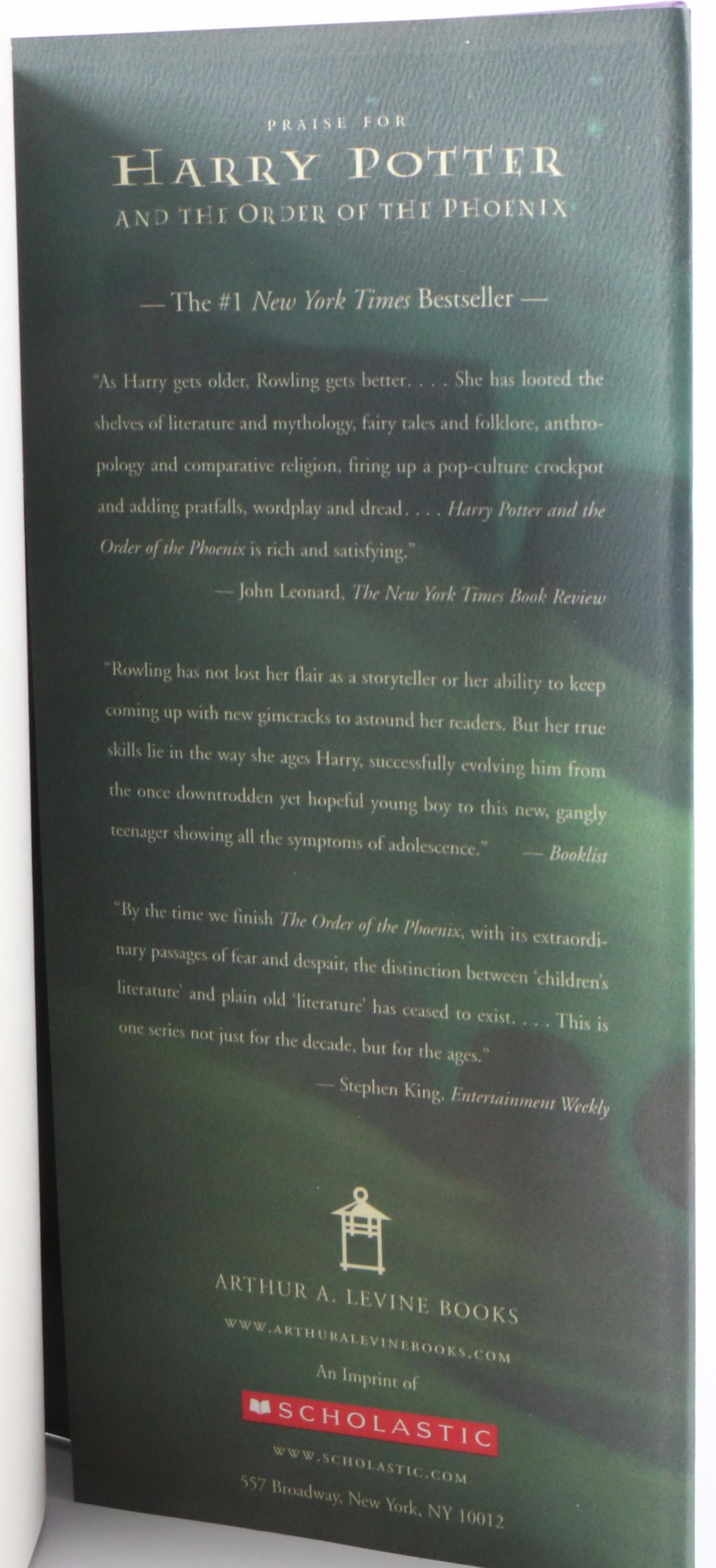 First American Edition "Harry Potter" Complete Series by J. K. Rowling