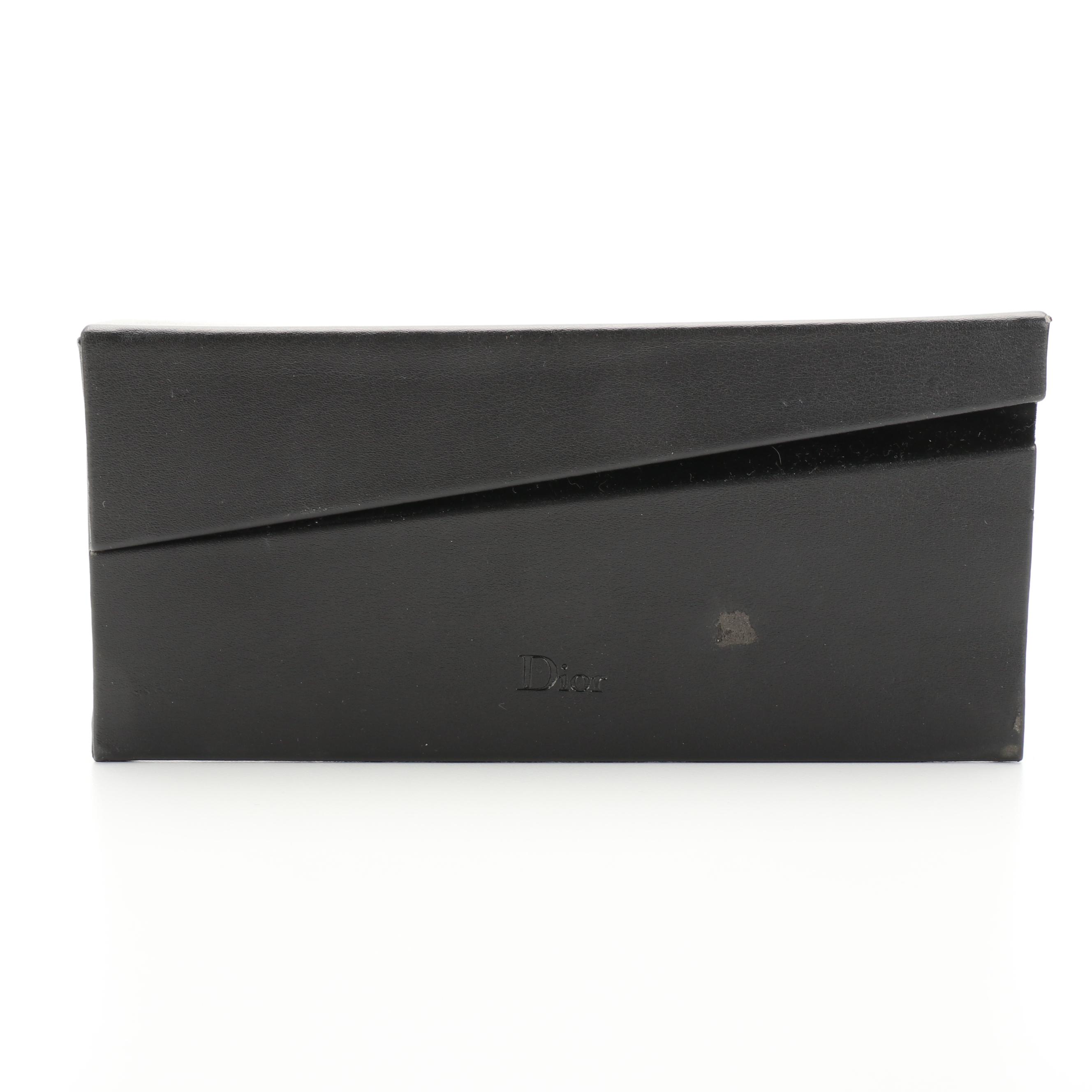 Christian Dior 0X8TW Umbrage Oval Sunglasses with Mirrored-Leaf Lenses and Case