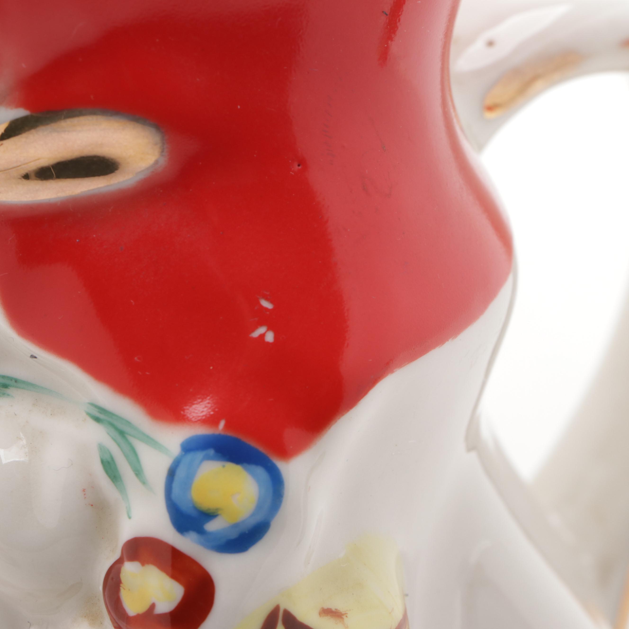 Hull "Little Red Riding Hood" Ceramic Pitcher and Salt and Pepper Shaker Set