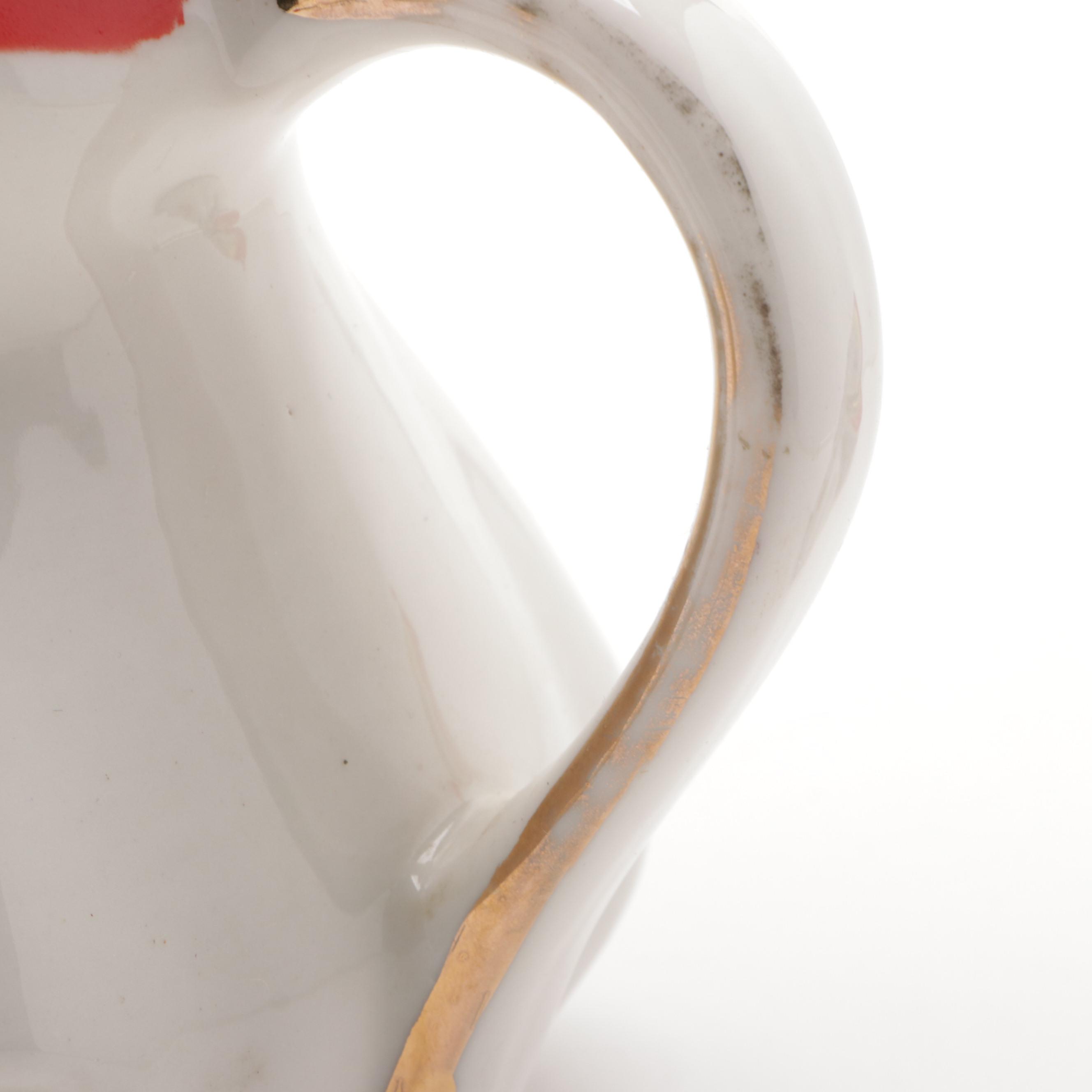 Hull "Little Red Riding Hood" Ceramic Pitcher and Salt and Pepper Shaker Set