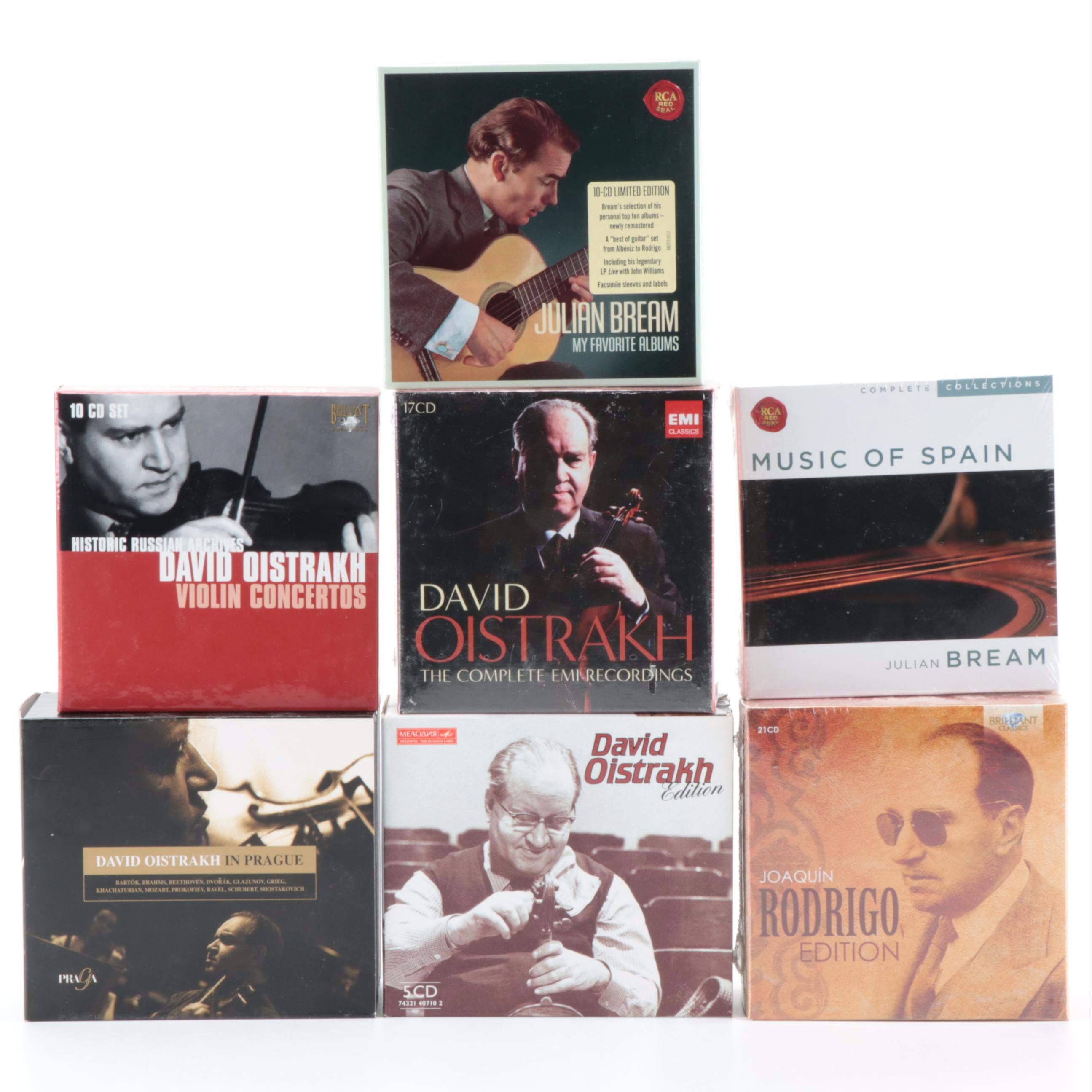 Davin Oistrakh, Julian Break and Joaquín Rodrigo CD Box Sets