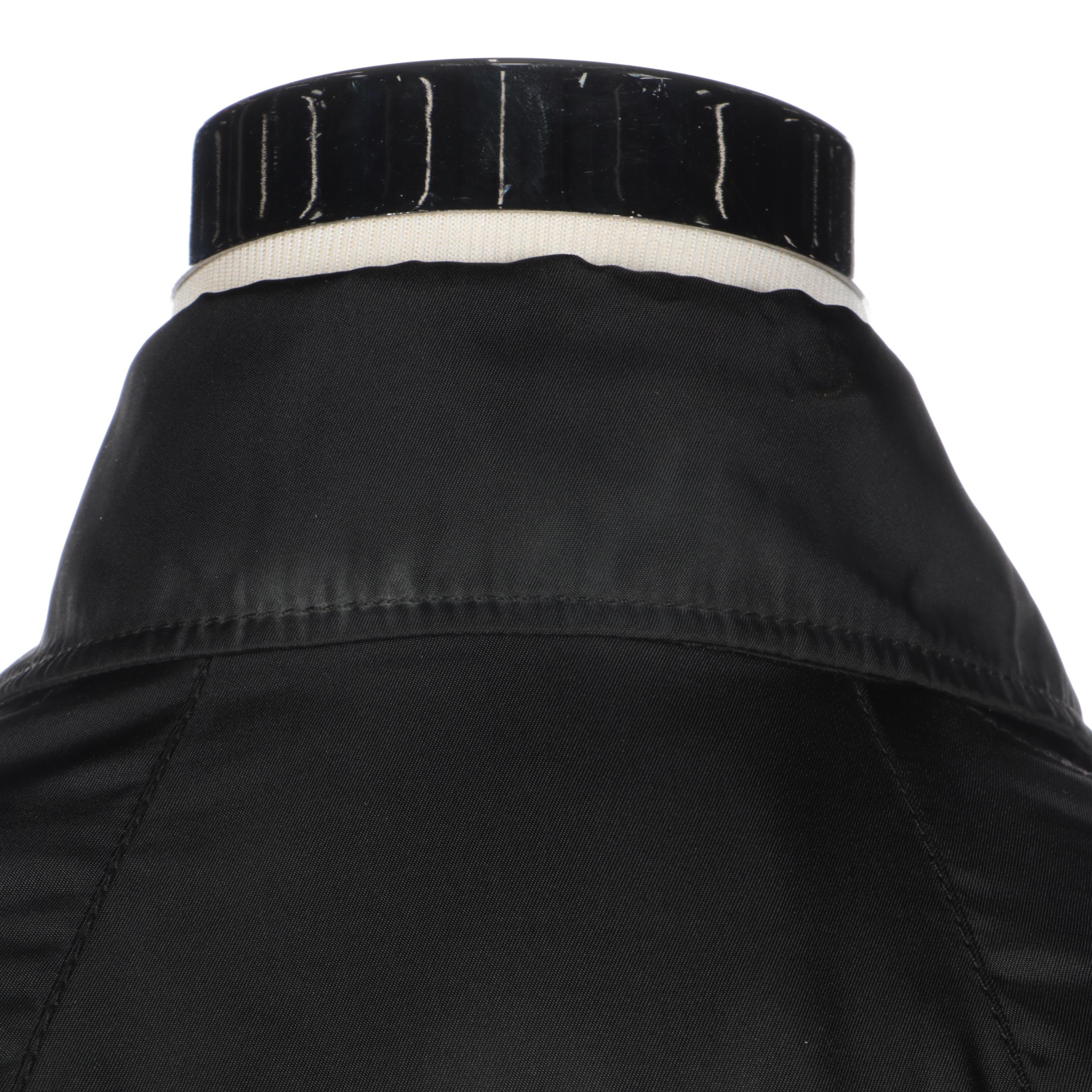 Prada Men's Bomber Jacket in Black Nylon