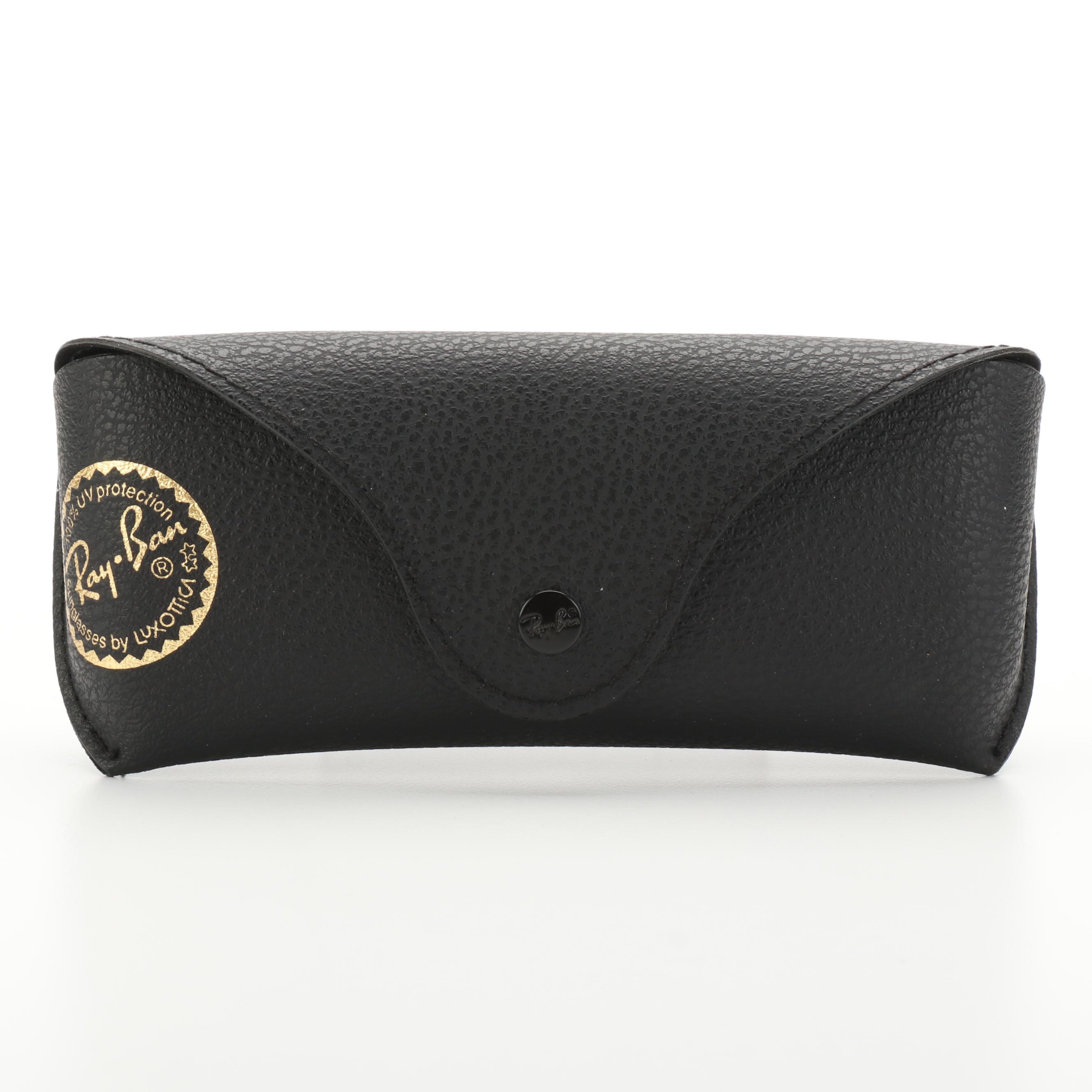 Ray-Ban RB4380-N-F Round Tortoise Acetate Sunglasses with Case and Box