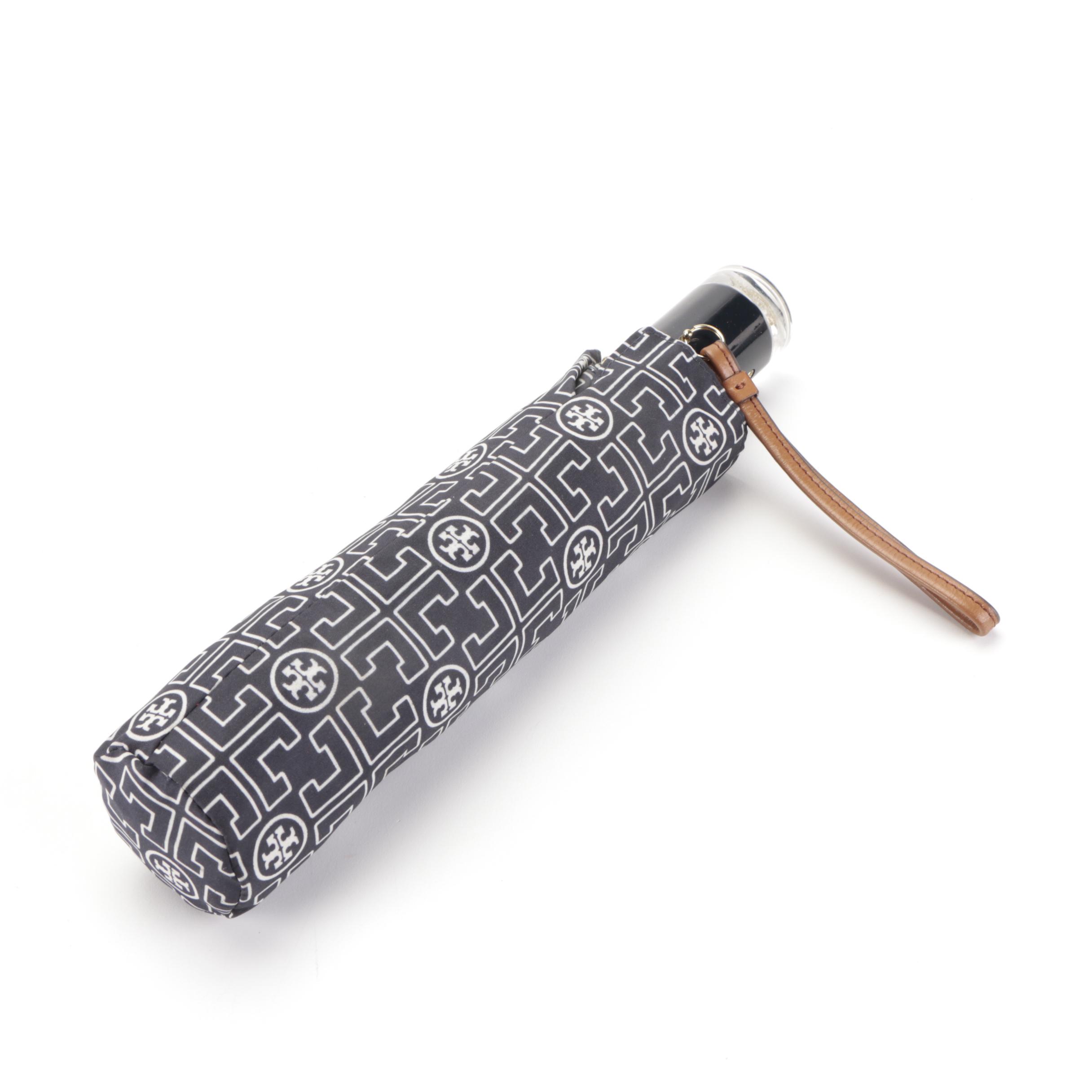 Tory Burch Gold-Tone Metal Bag Charm and Compact Umbrella