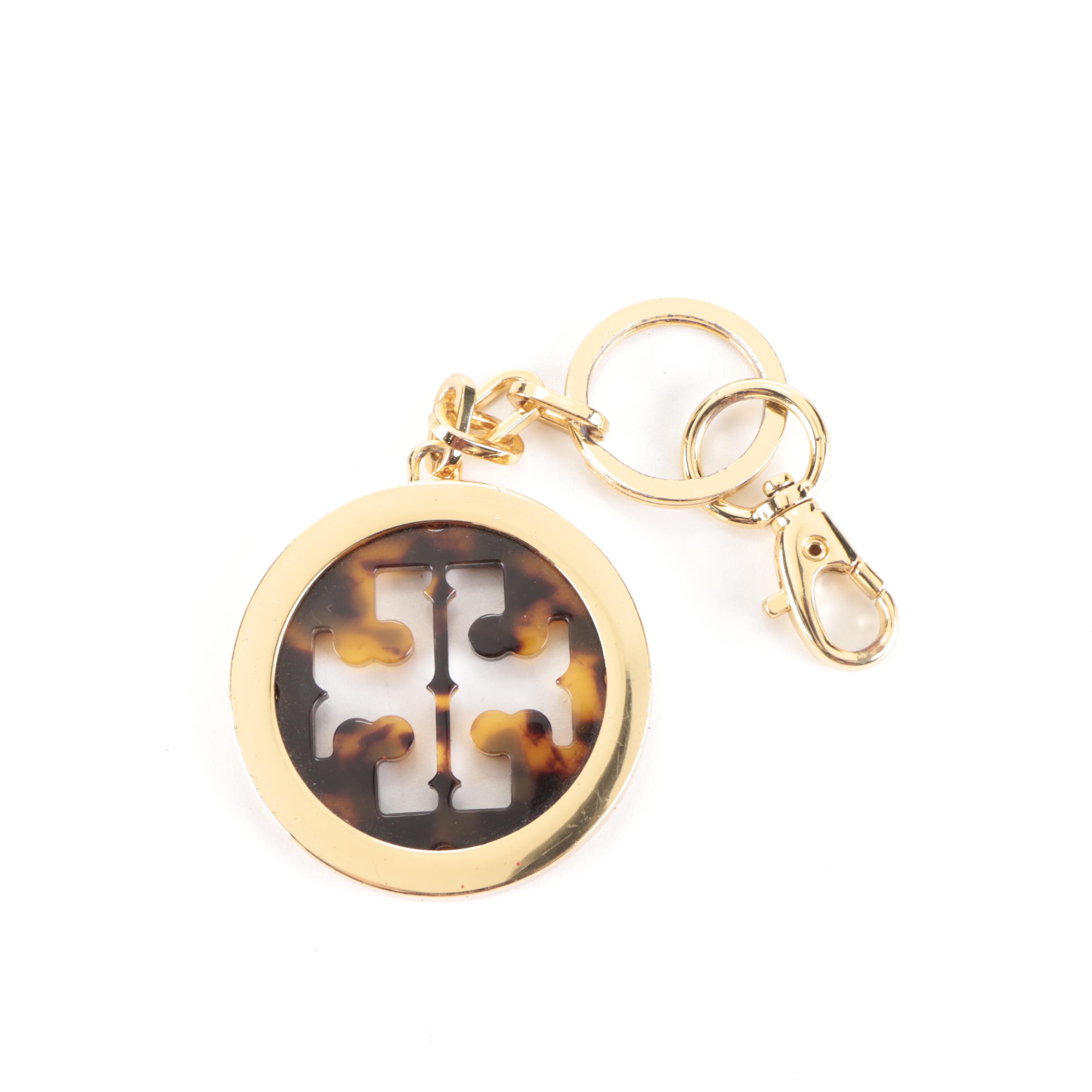 Tory Burch Gold-Tone Metal Bag Charm and Compact Umbrella