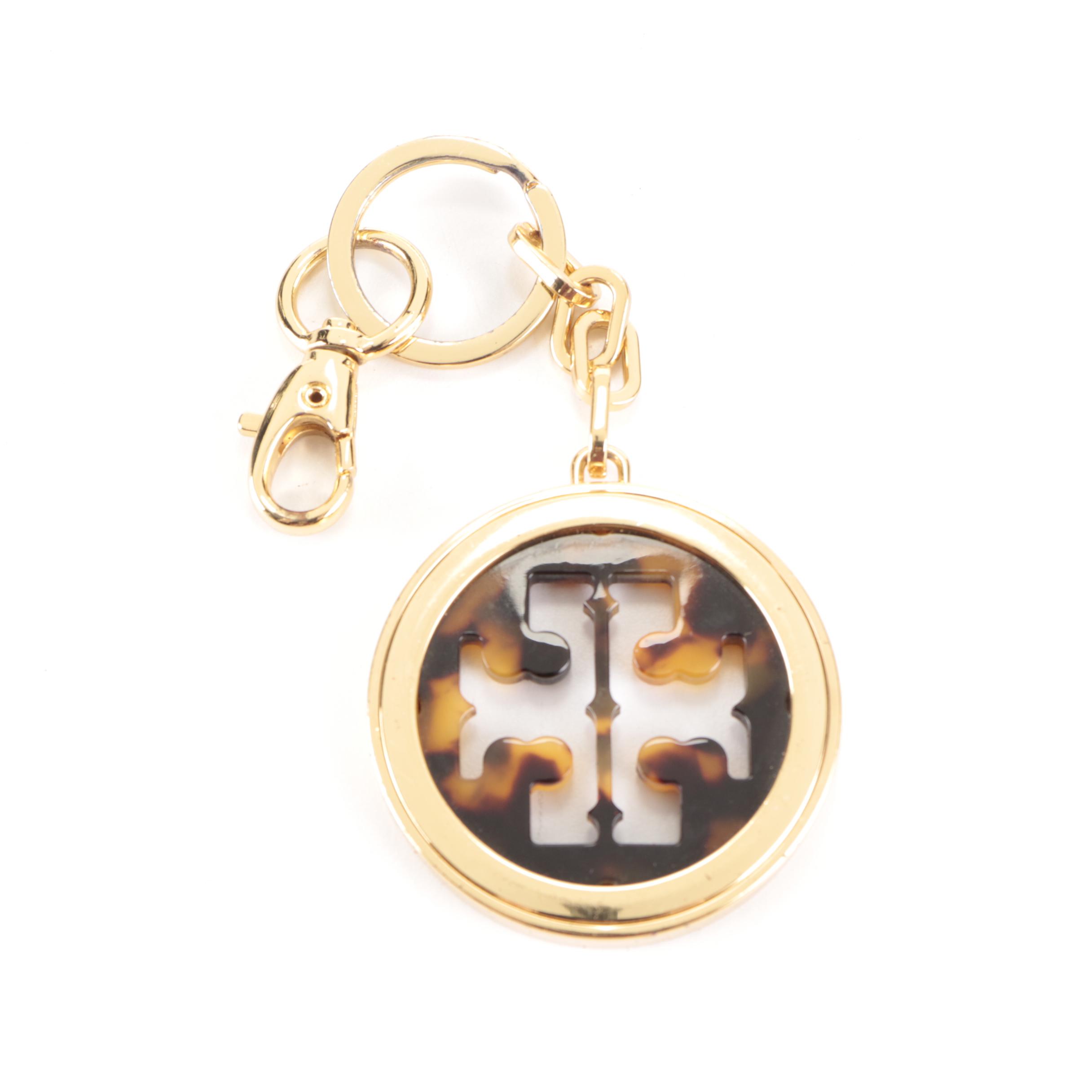Tory Burch Gold-Tone Metal Bag Charm and Compact Umbrella