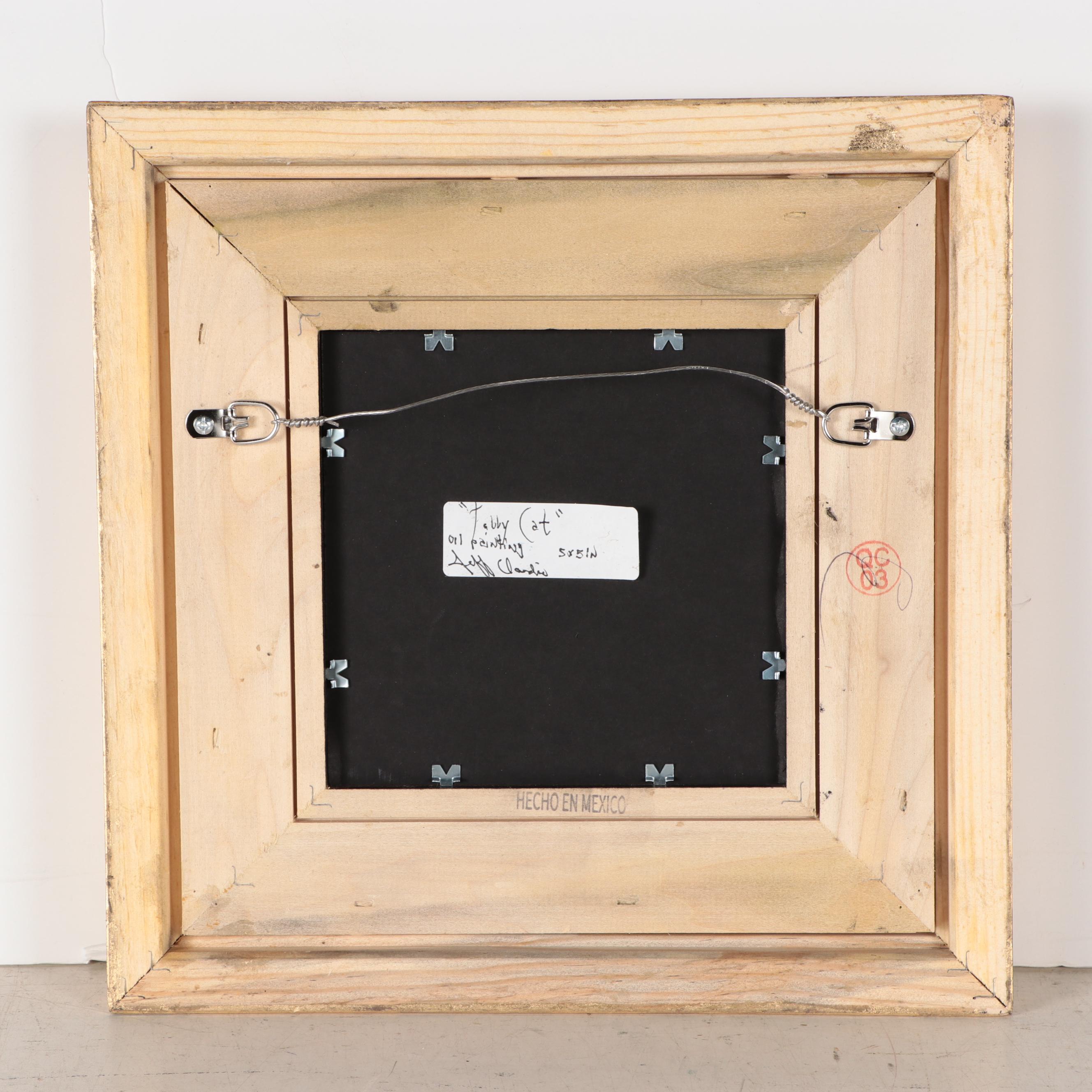 Jeff Claudio Oil Painting "Tabby Cat"