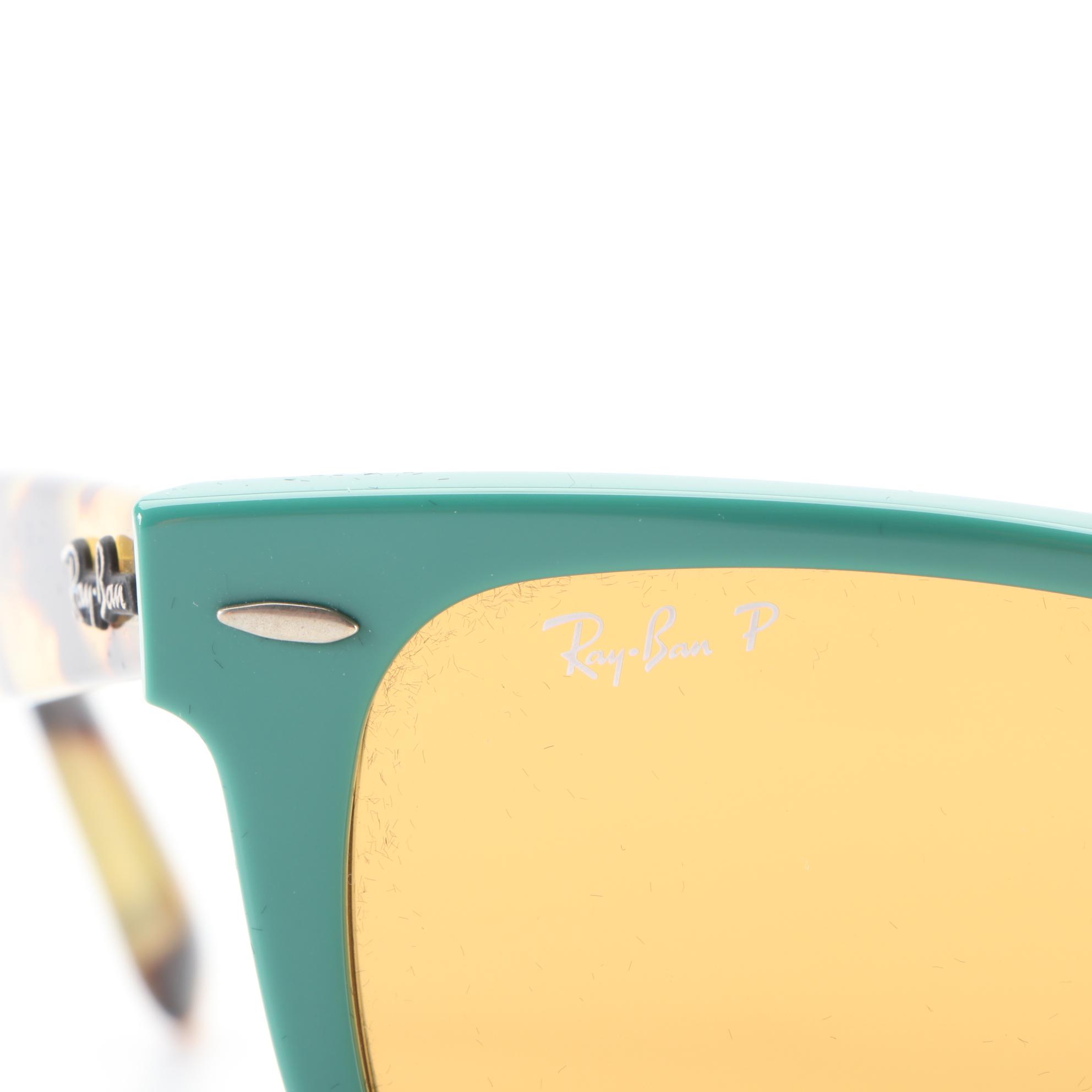 Ray-Ban RB2140 Wayfarer Polarized Sunglasses with Case