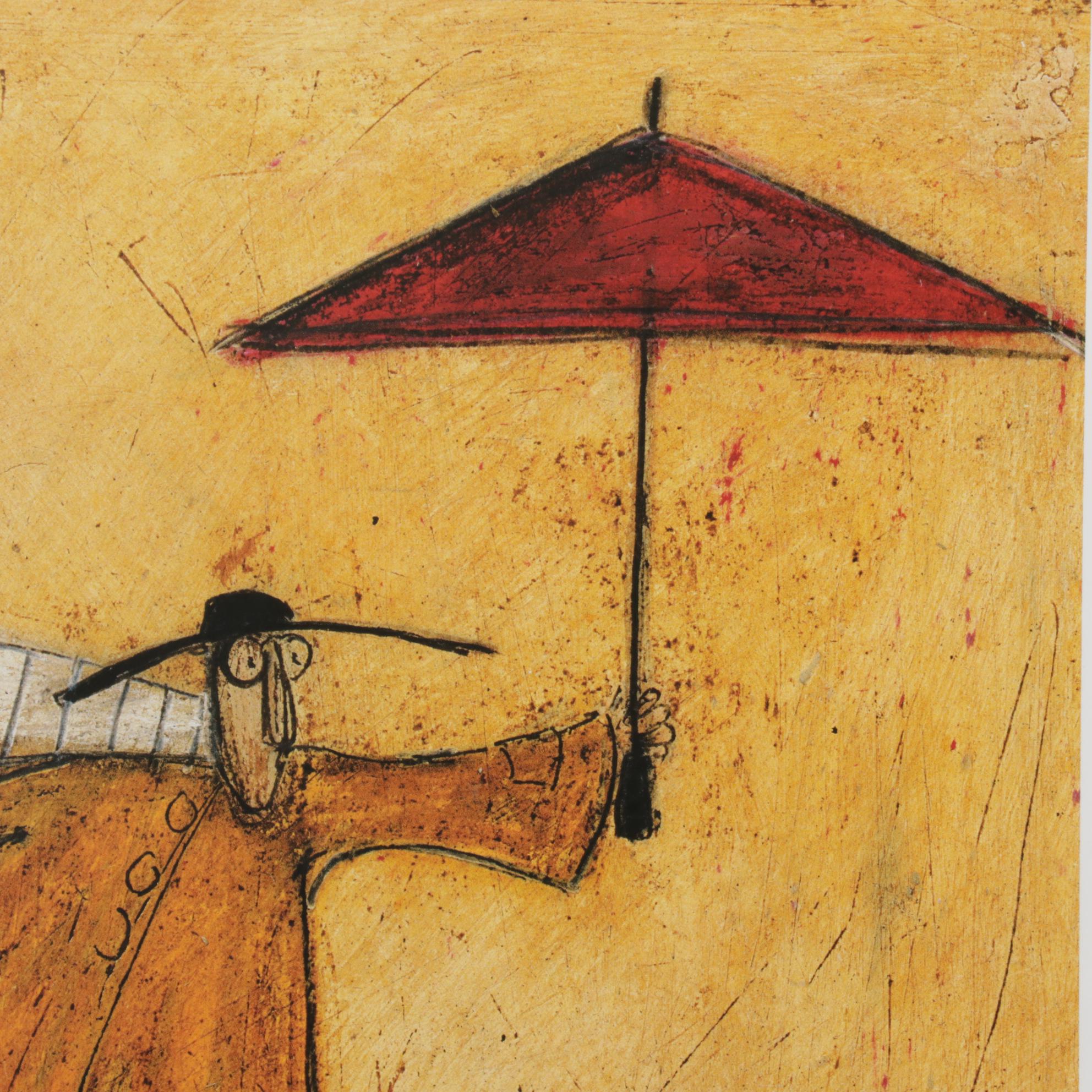 Figures With Dog Offset Lithographs After Sam Toft, 21st Century