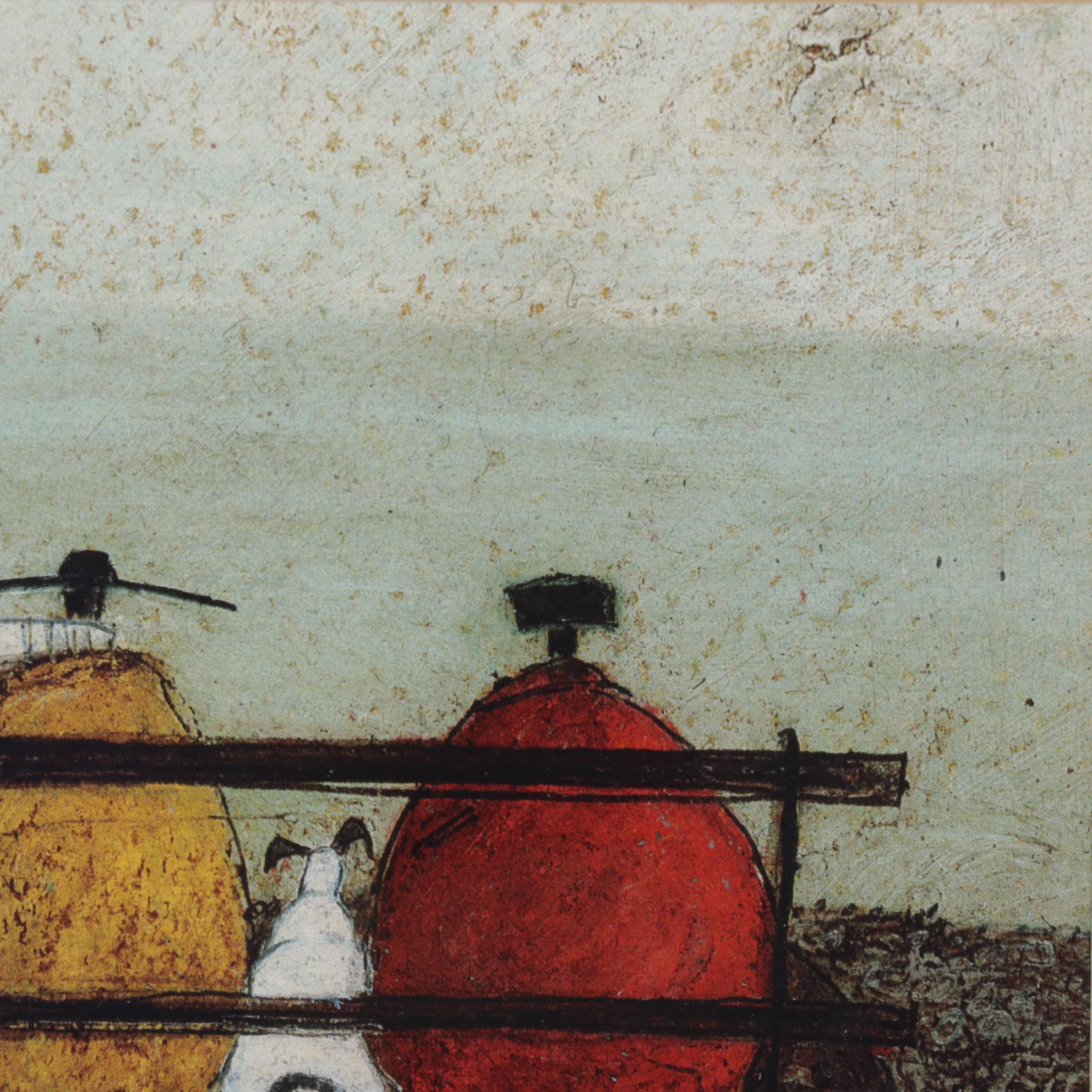 Figures With Dog Offset Lithographs After Sam Toft, 21st Century