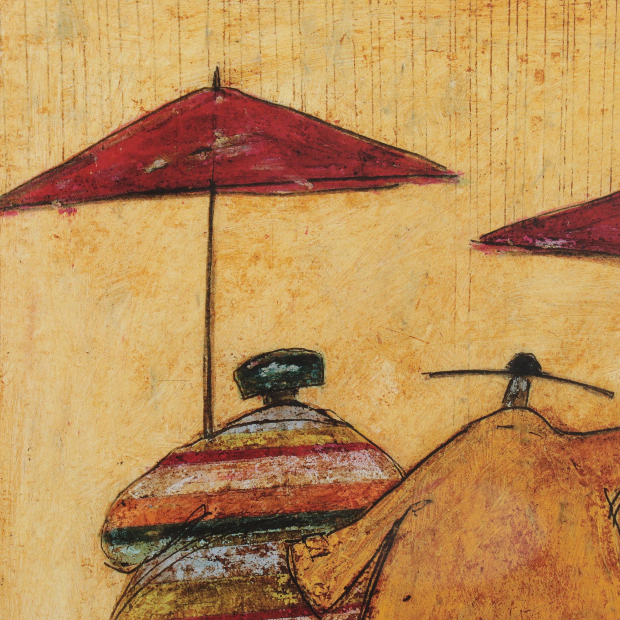 Figures With Dog Offset Lithographs After Sam Toft, 21st Century