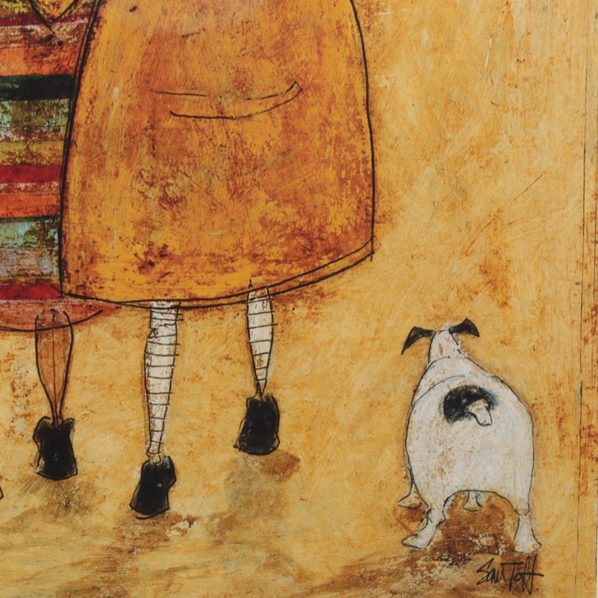 Figures With Dog Offset Lithographs After Sam Toft, 21st Century