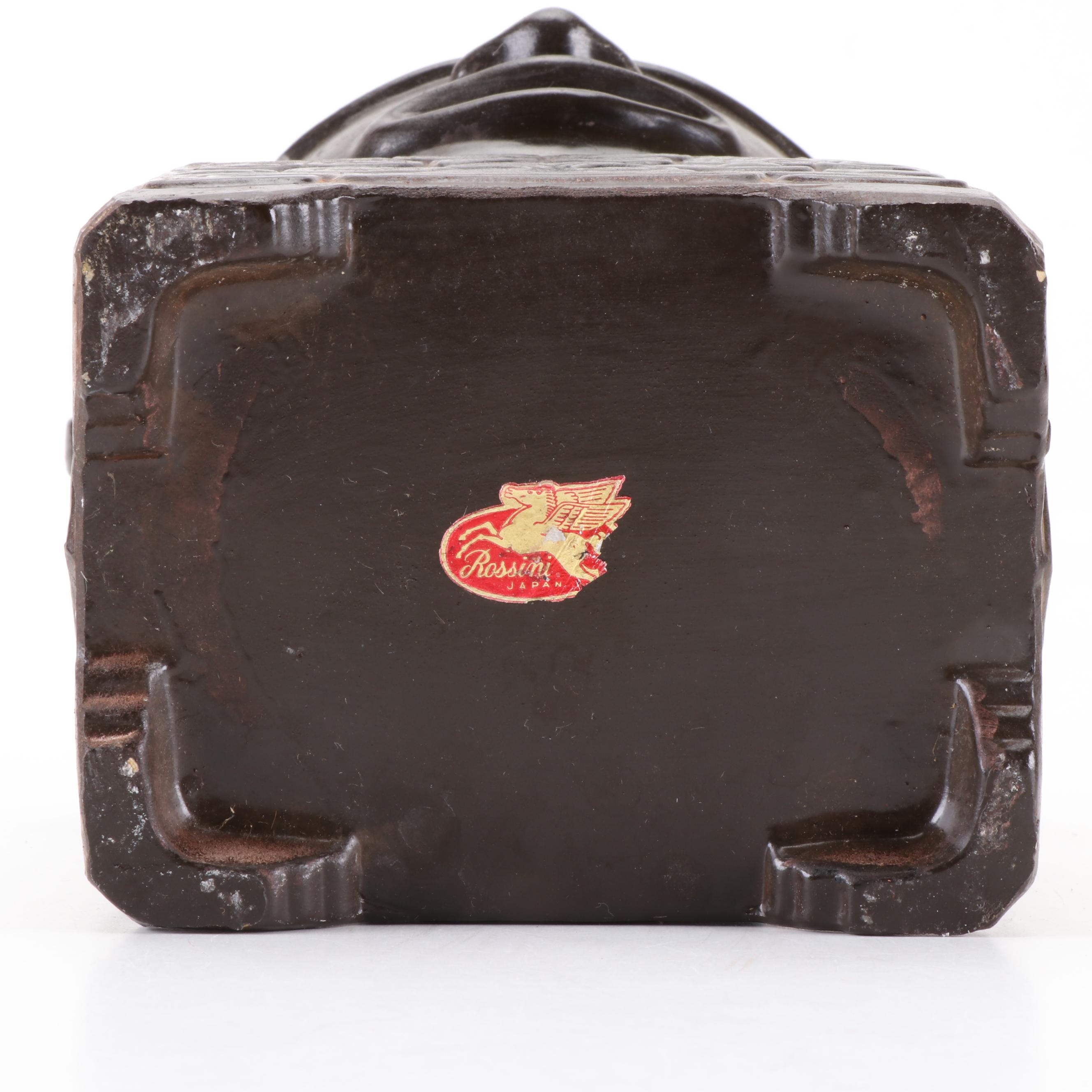 Rossini Japan Tiki Miniature Hibachi Grill, Mid-20th Century