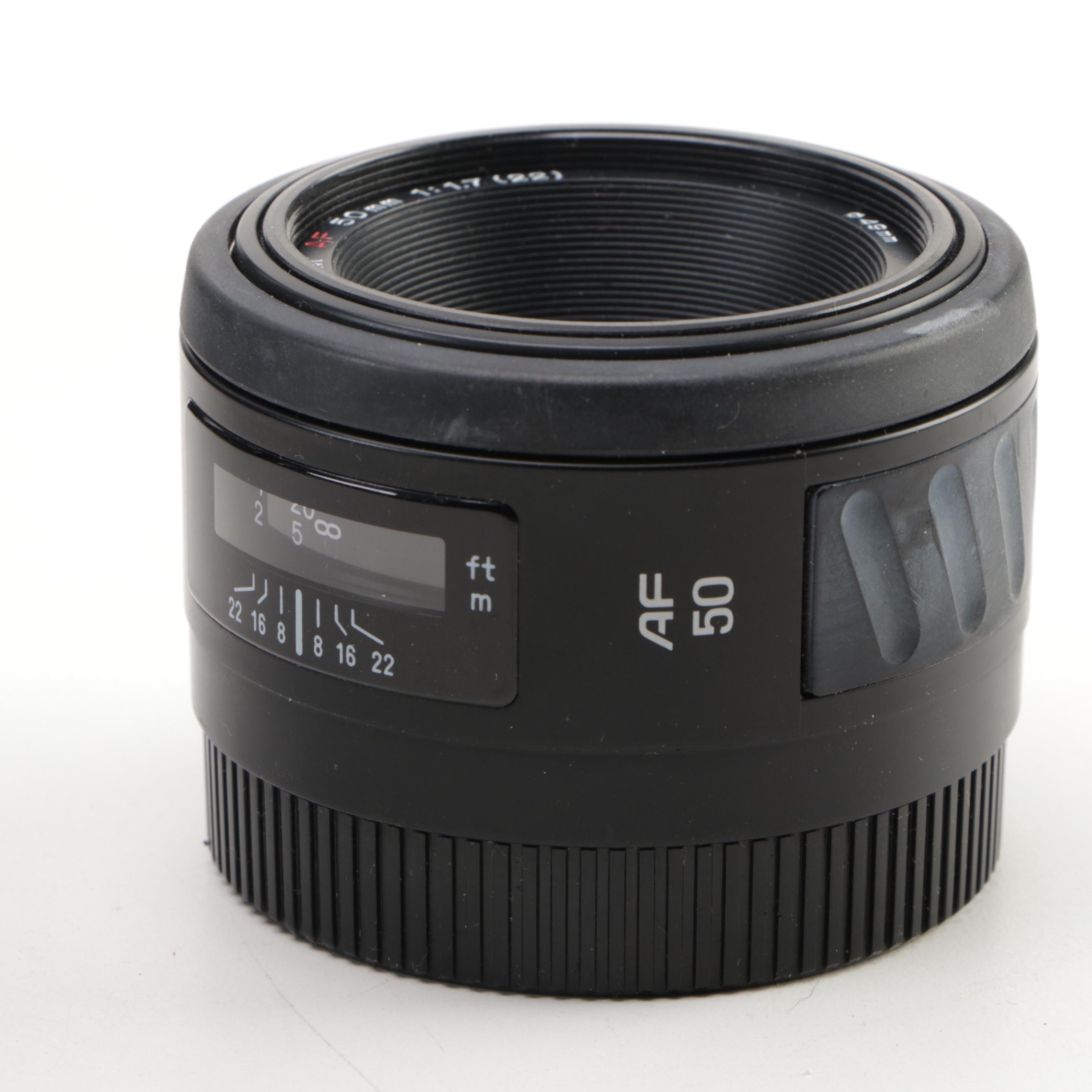 Minolta Maxxum 7xi SLR Camera with Lenses