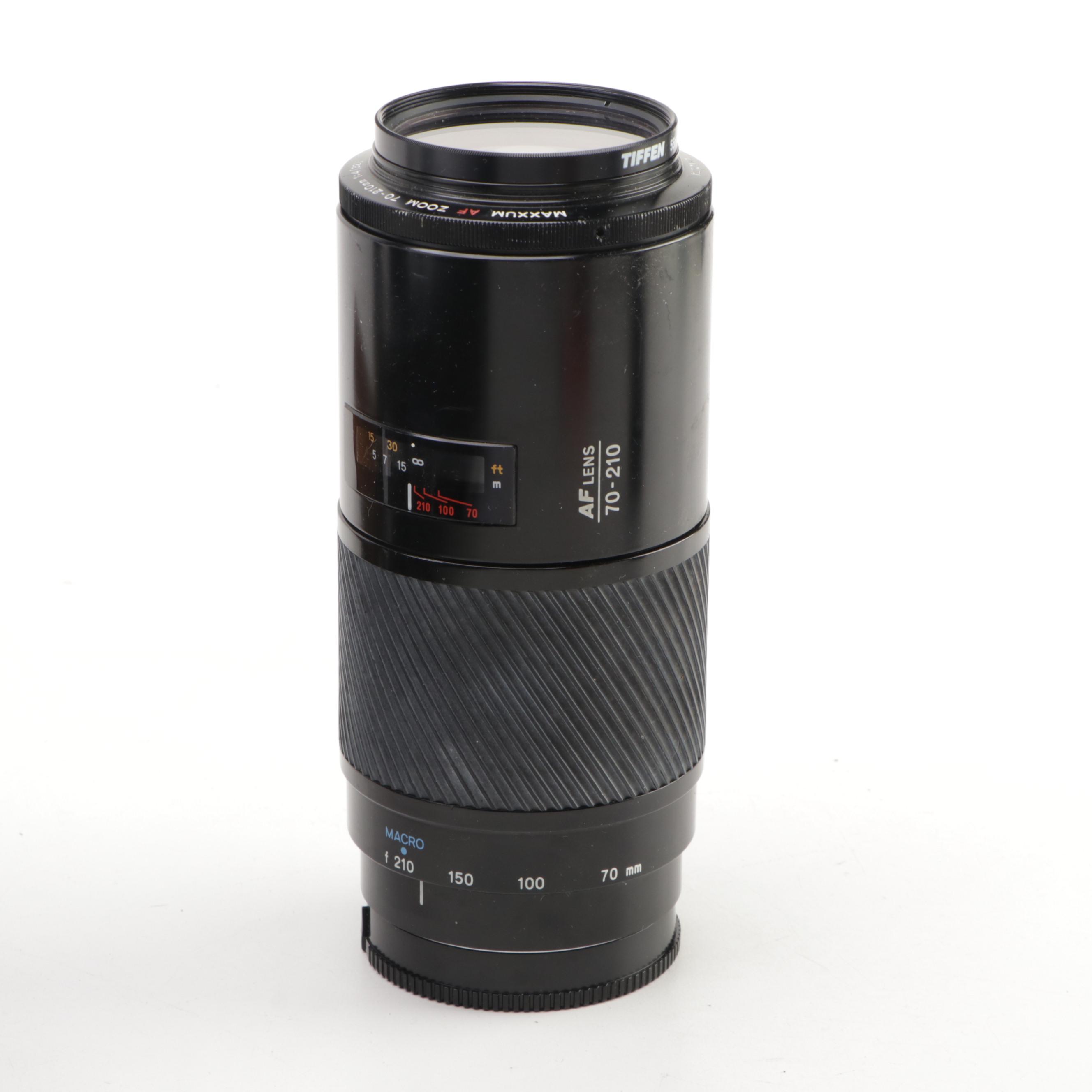 Minolta Maxxum 7xi SLR Camera with Lenses