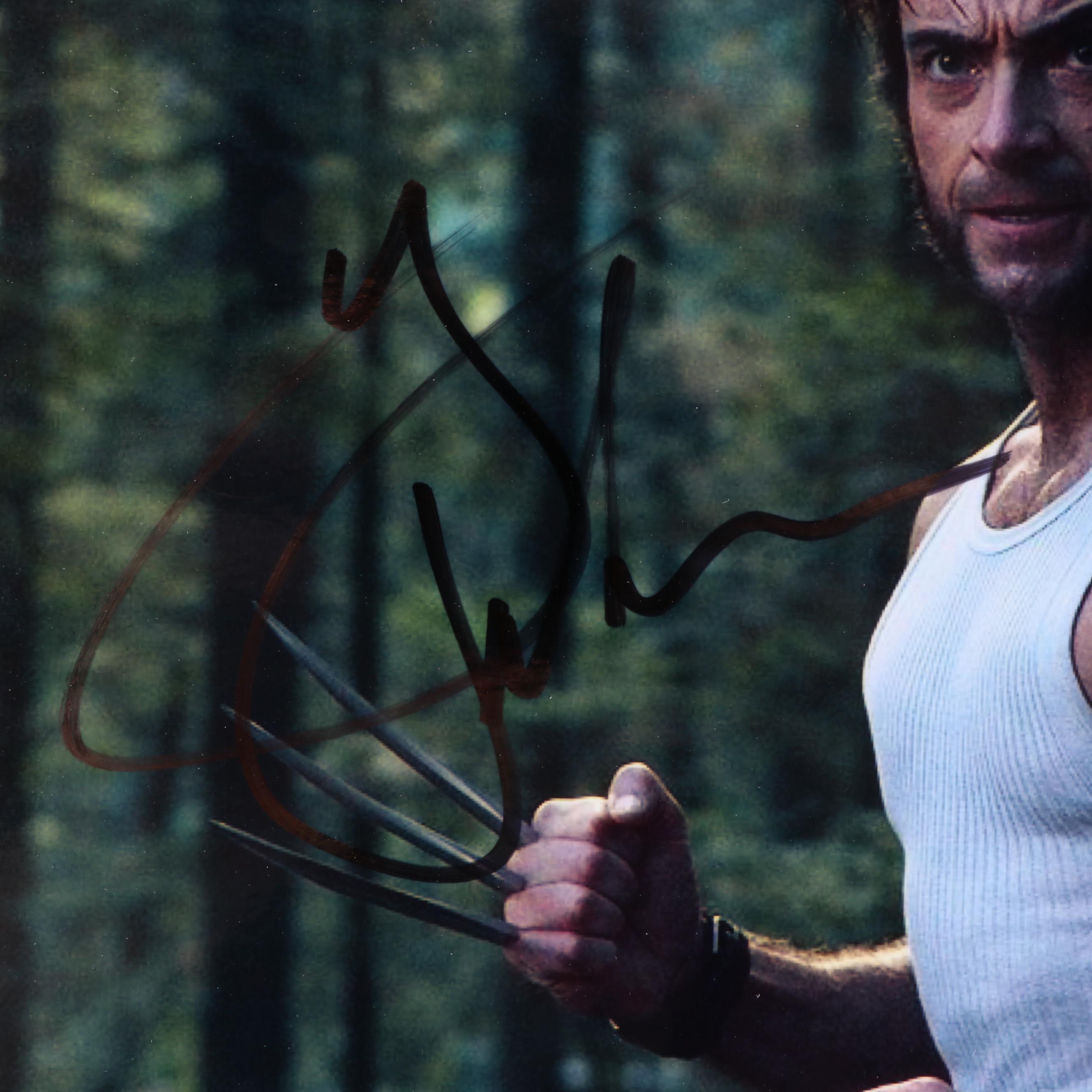 Hugh Jackman "Wolverine" Signed "X-Men" Movie Photo Print, COA