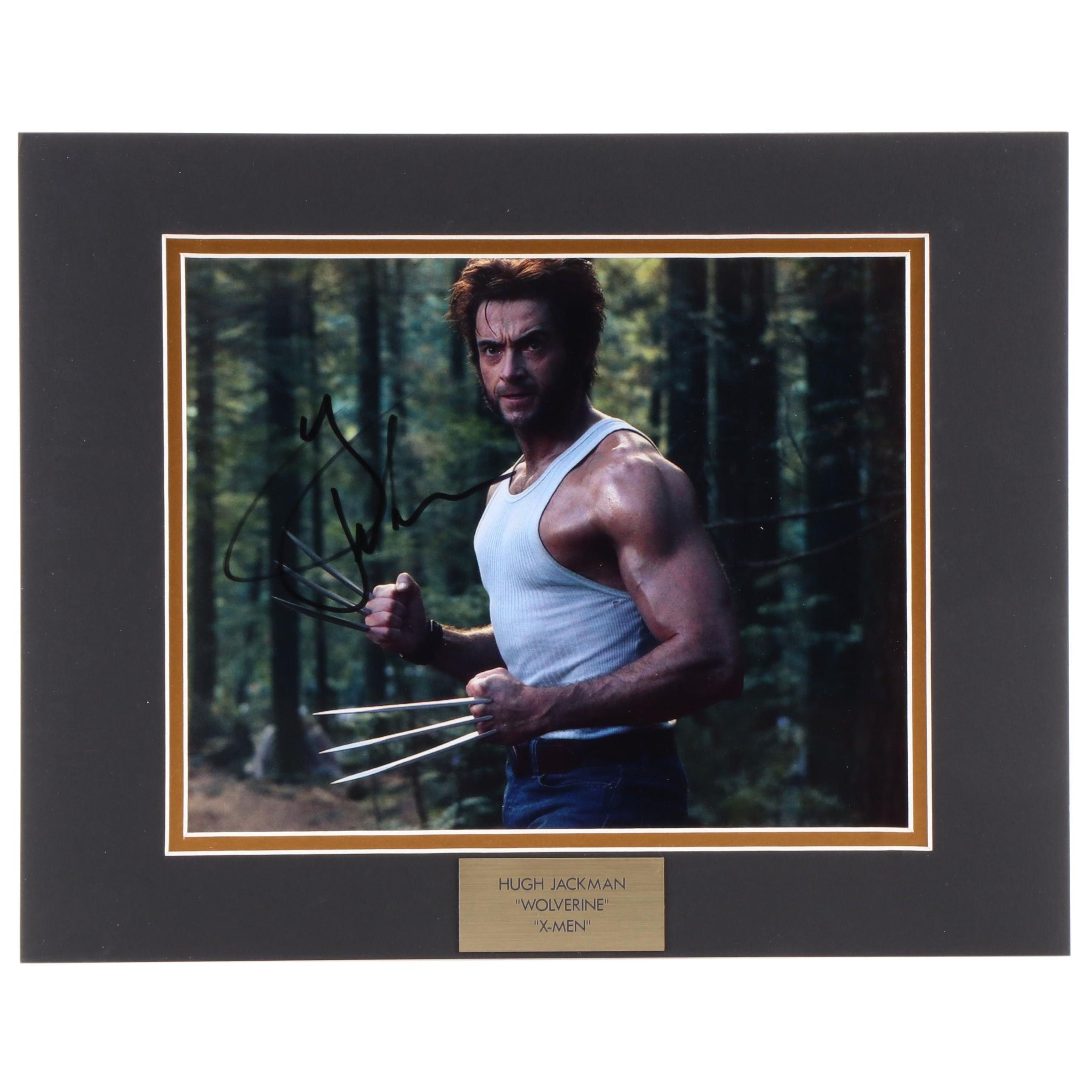 Hugh Jackman "Wolverine" Signed "X-Men" Movie Photo Print, COA