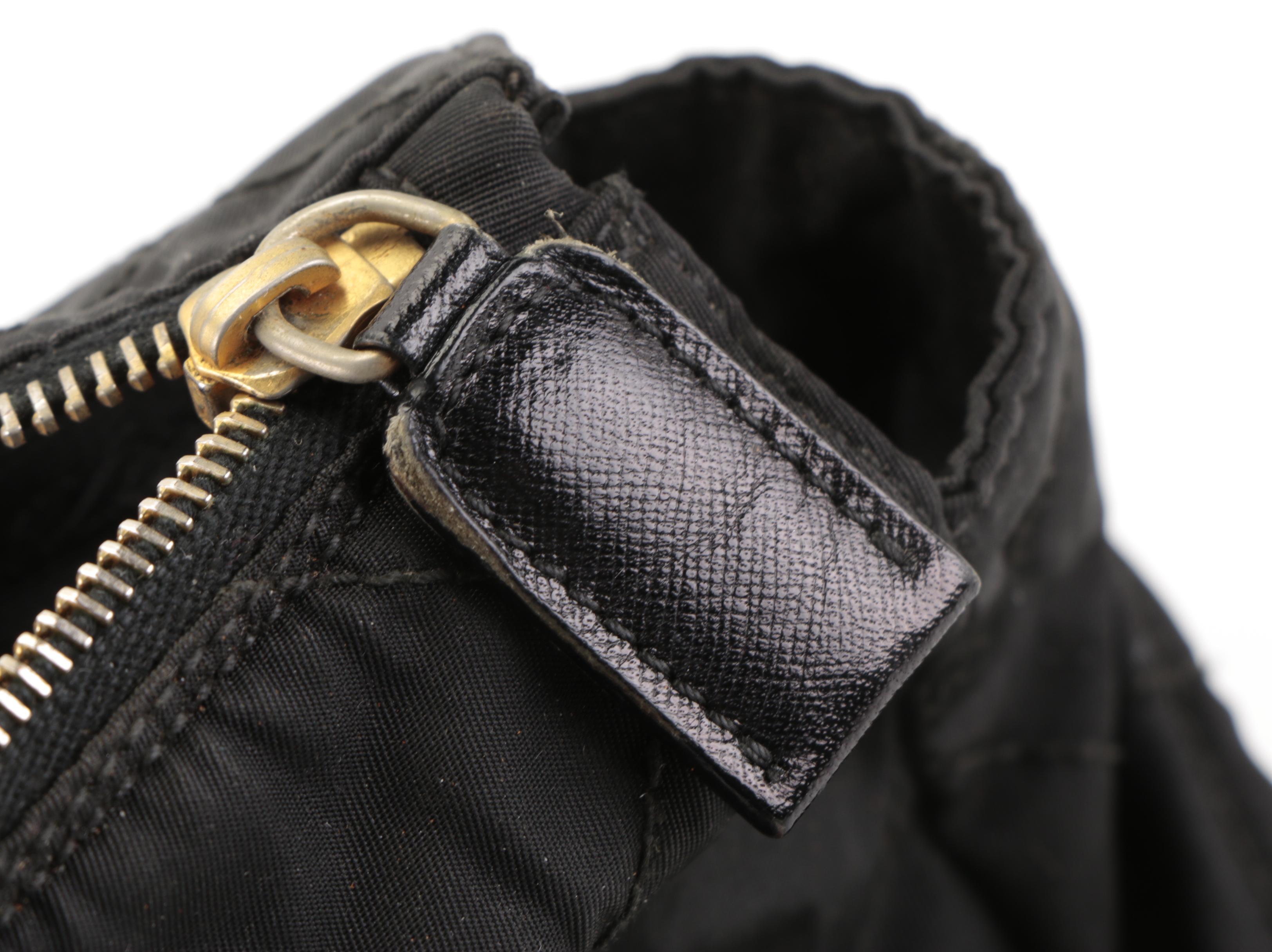 Prada Chain Handle Shoulder Bag in Quilted Tessuto Nylon