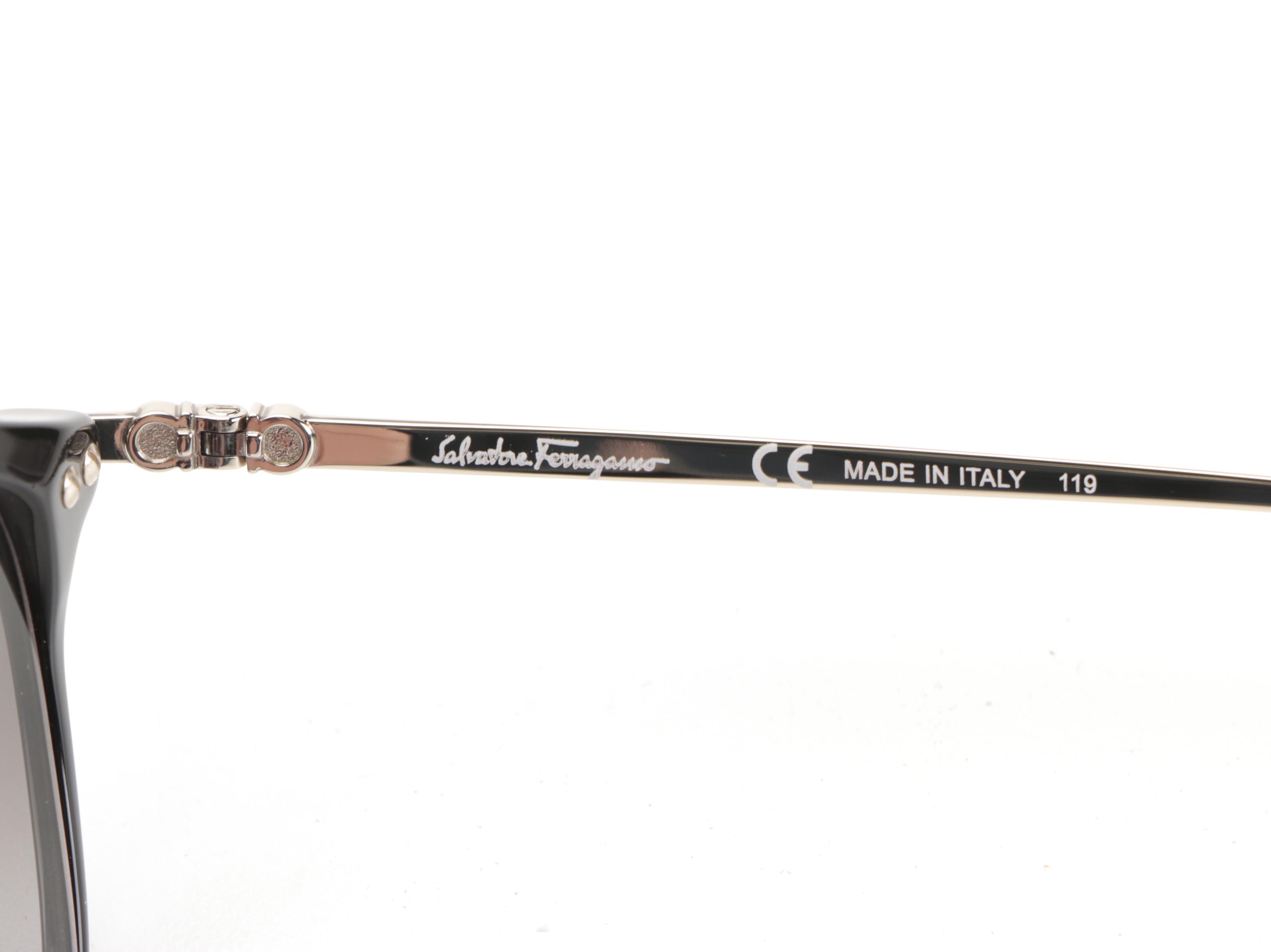 Salvatore Ferragamo SF2846S Black Sunglasses with Case