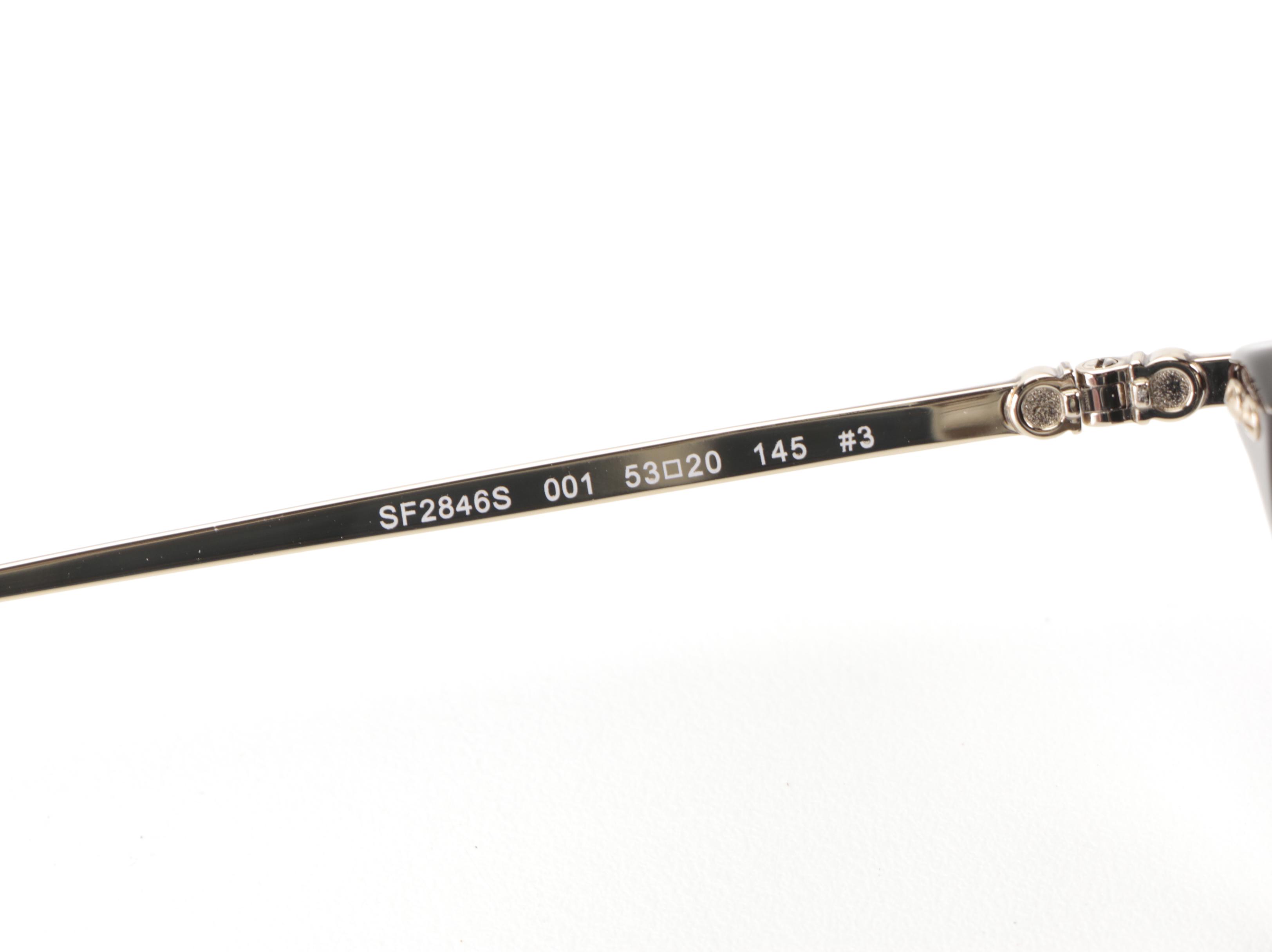 Salvatore Ferragamo SF2846S Black Sunglasses with Case