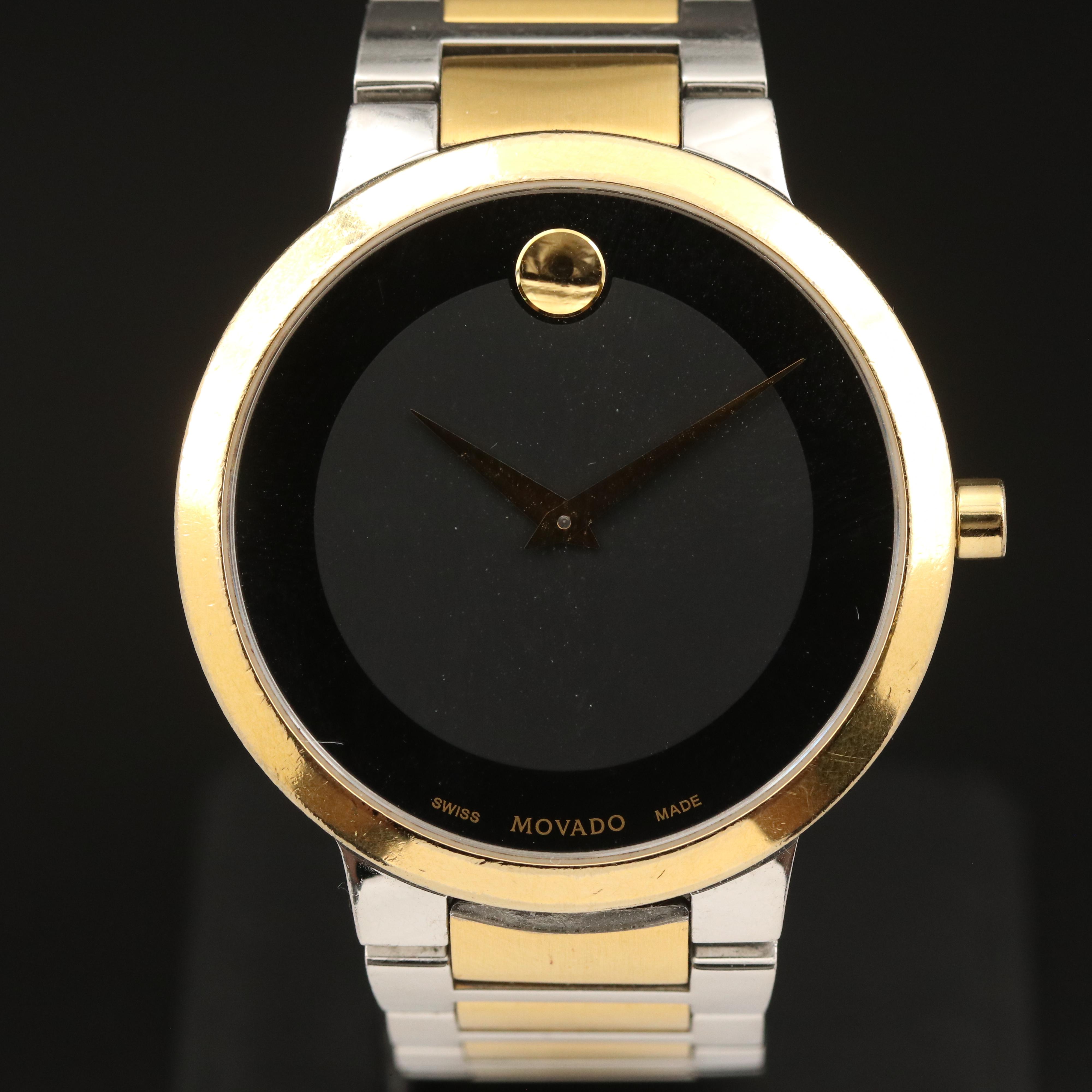 Movado Museum Bold Stainless Steel Watch